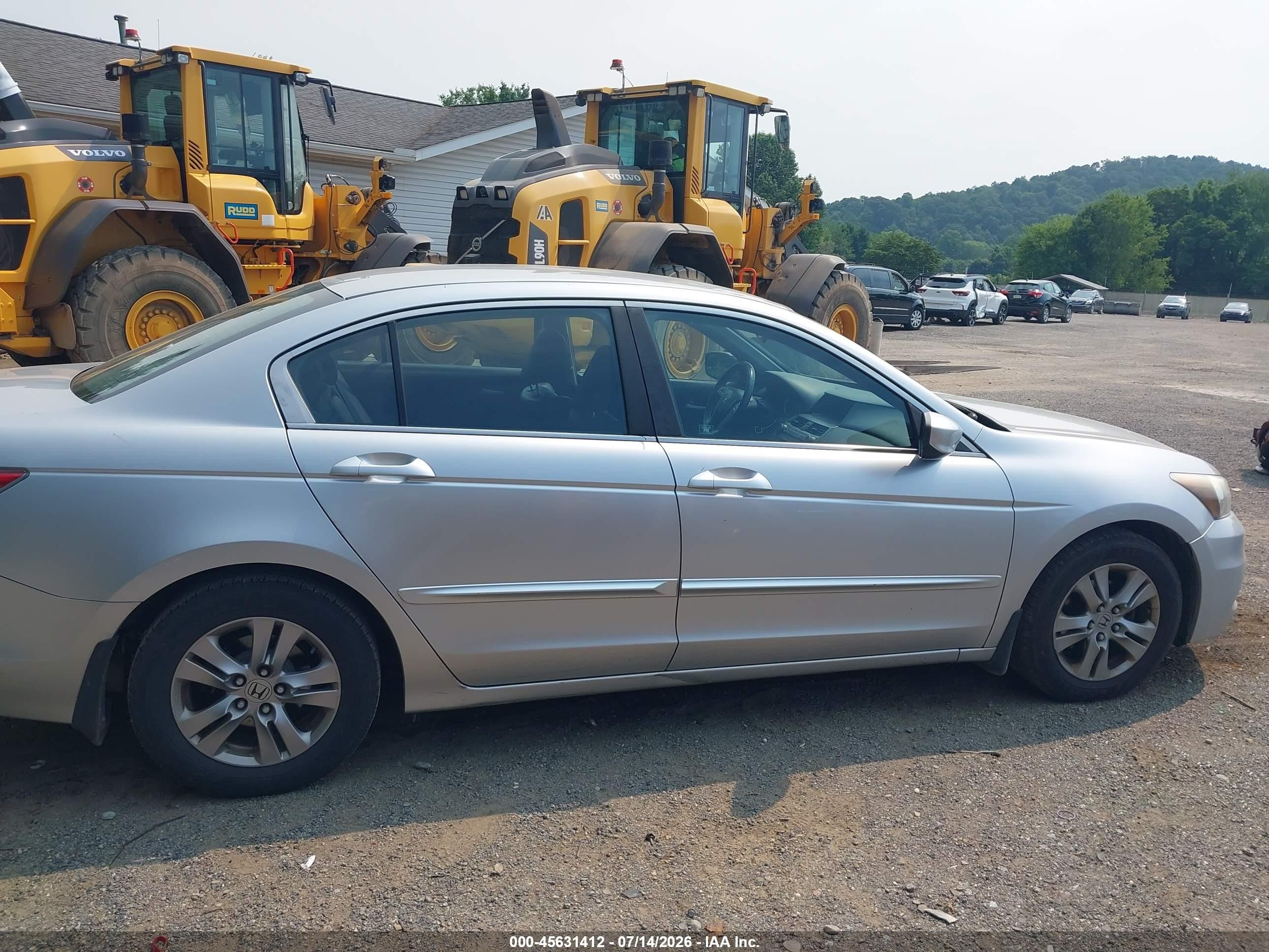 2012 Honda Accord 2.4 Se Silver vin: 1HGCP2F68CA215240