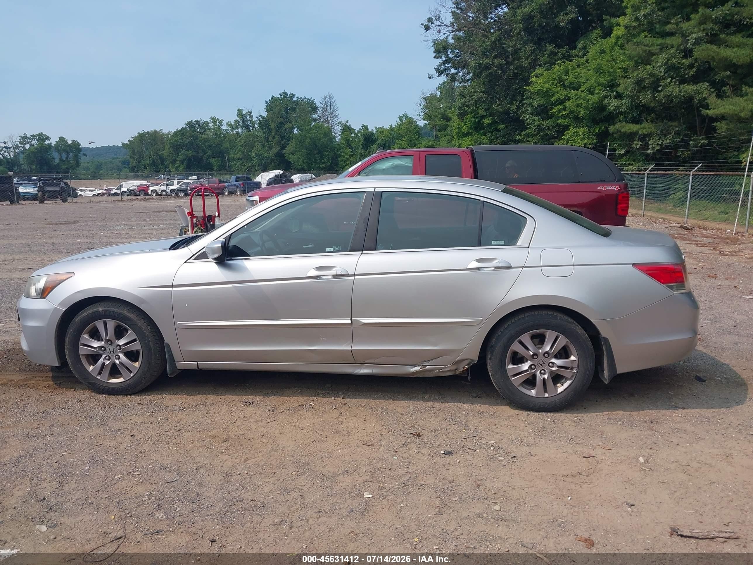 2012 Honda Accord 2.4 Se Silver vin: 1HGCP2F68CA215240