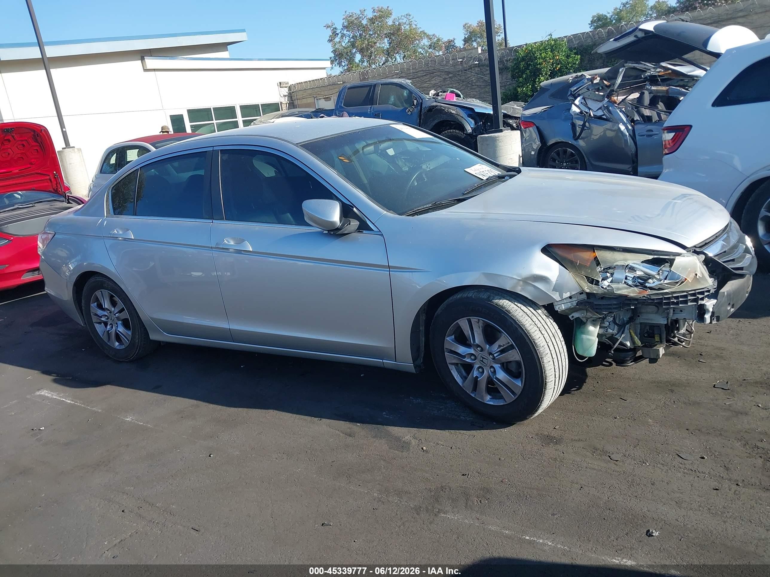2012 Honda Accord 2.4 Se Silver vin: 1HGCP2F68CA228277
