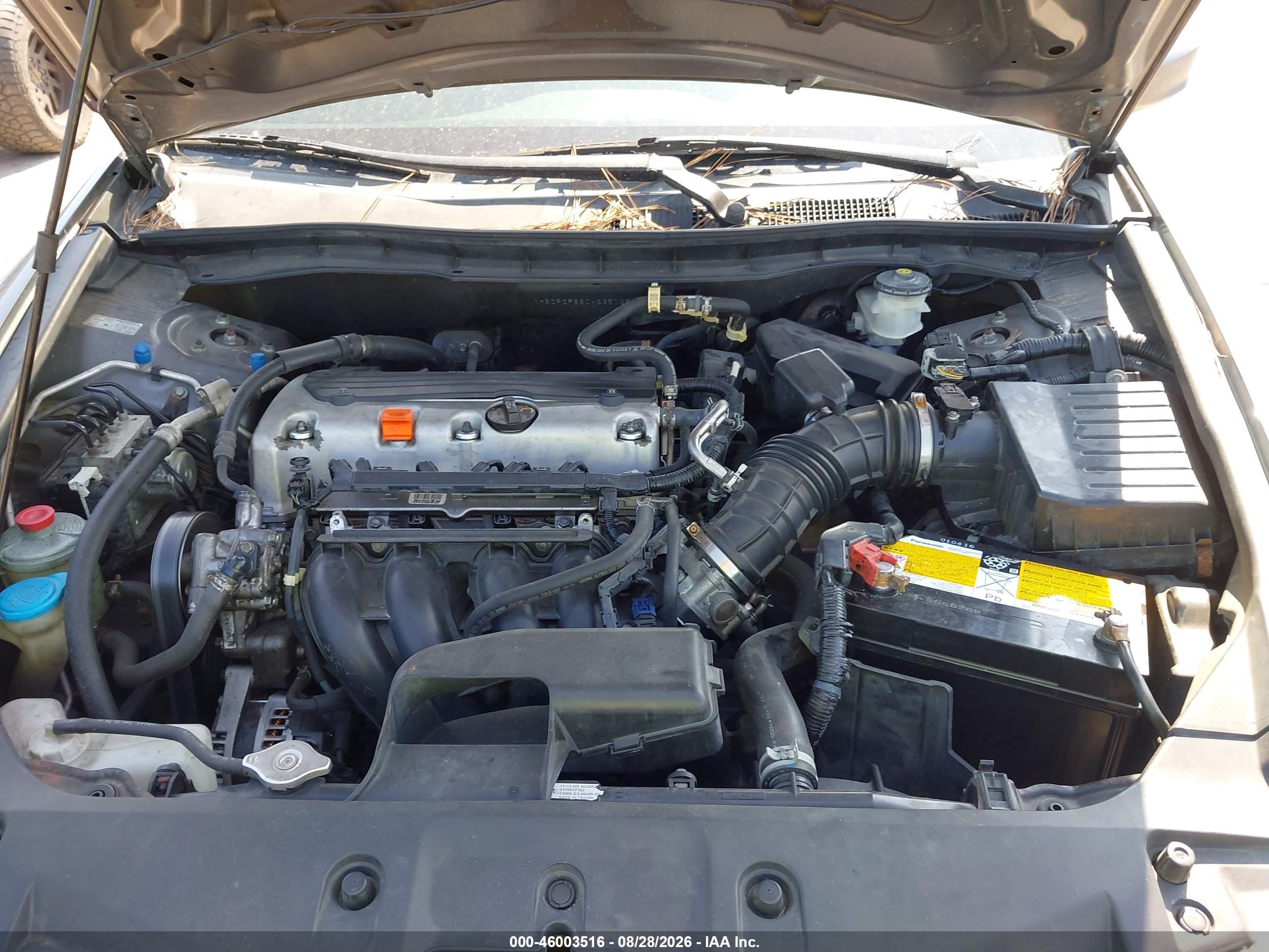 2012 Honda Accord 2.4 Se Gray vin: 1HGCP2F68CA235035