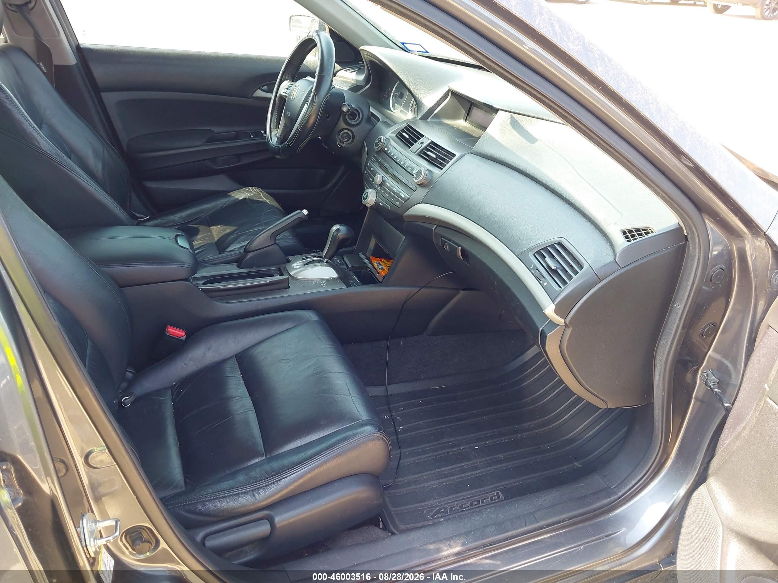 2012 Honda Accord 2.4 Se Gray vin: 1HGCP2F68CA235035