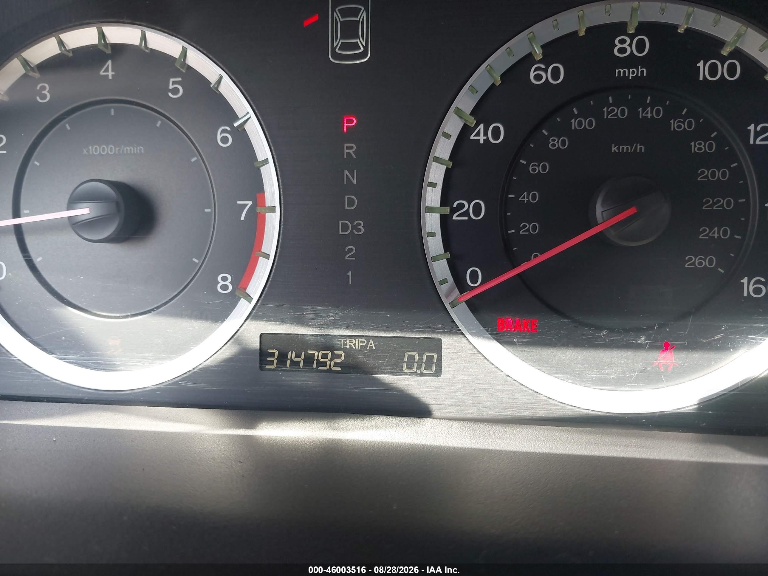 2012 Honda Accord 2.4 Se Gray vin: 1HGCP2F68CA235035