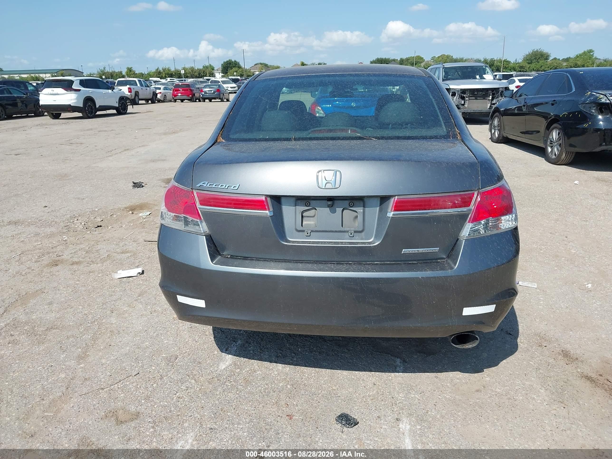 2012 Honda Accord 2.4 Se Gray vin: 1HGCP2F68CA235035
