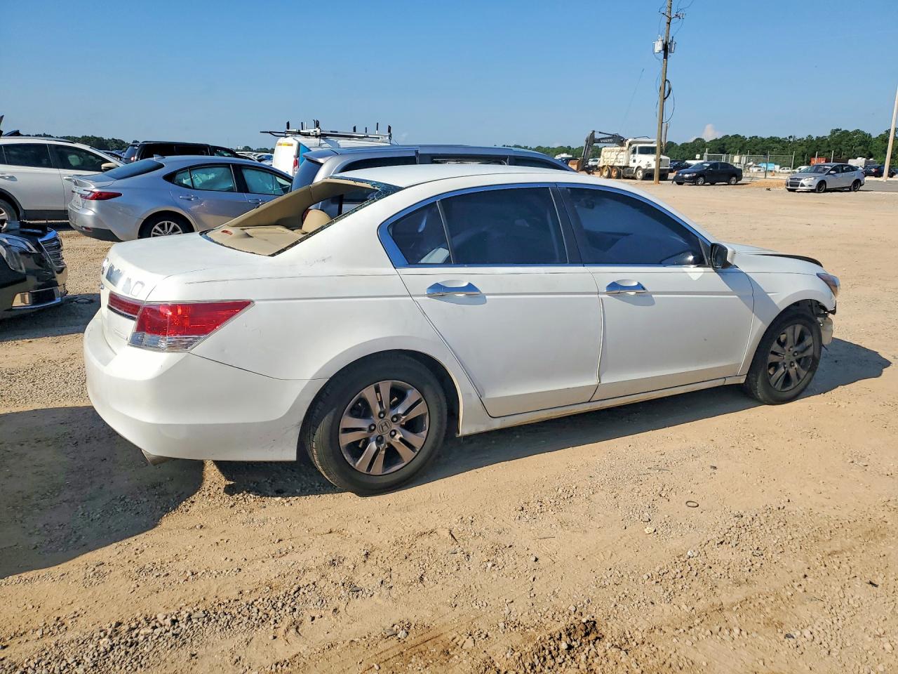 2012 Honda Accord Se Белый vin: 1HGCP2F68CA235780