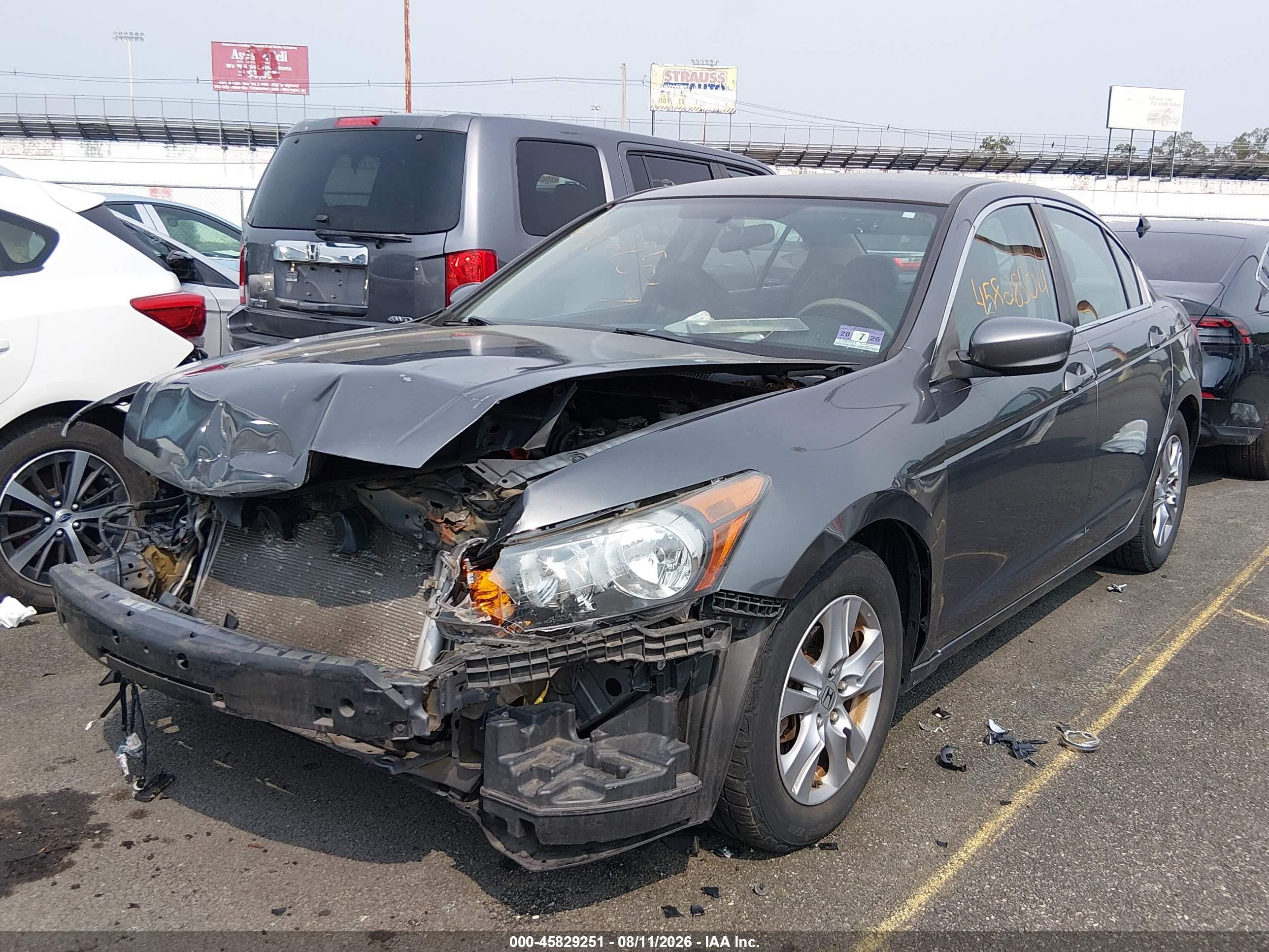 2012 Honda Accord 2.4 Se Gray vin: 1HGCP2F68CA241143