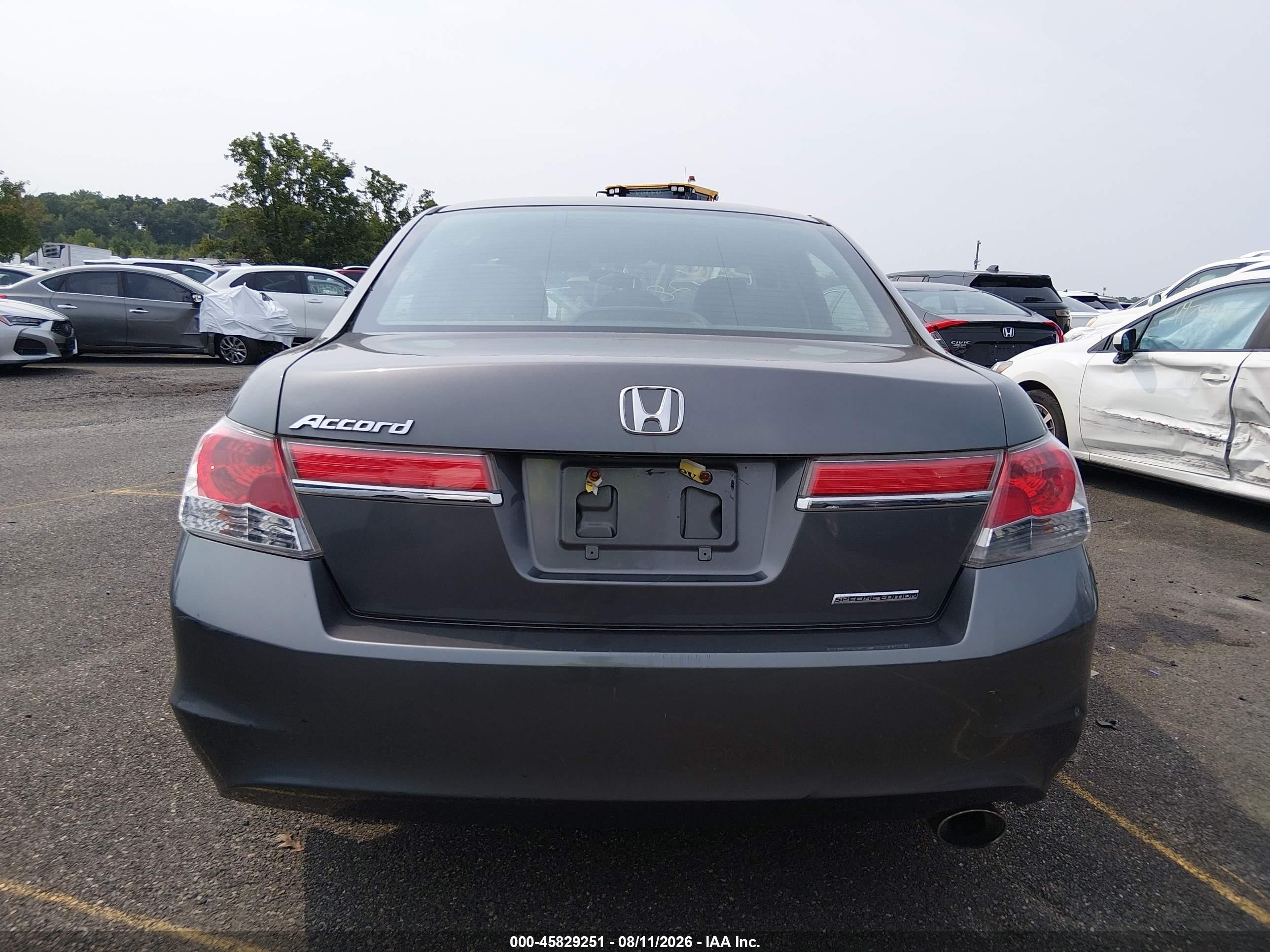 2012 Honda Accord 2.4 Se Gray vin: 1HGCP2F68CA241143