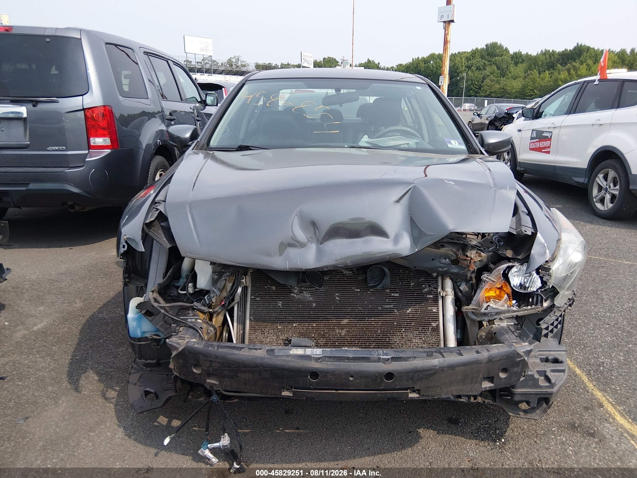 2012 Honda Accord 2.4 Se Gray vin: 1HGCP2F68CA241143
