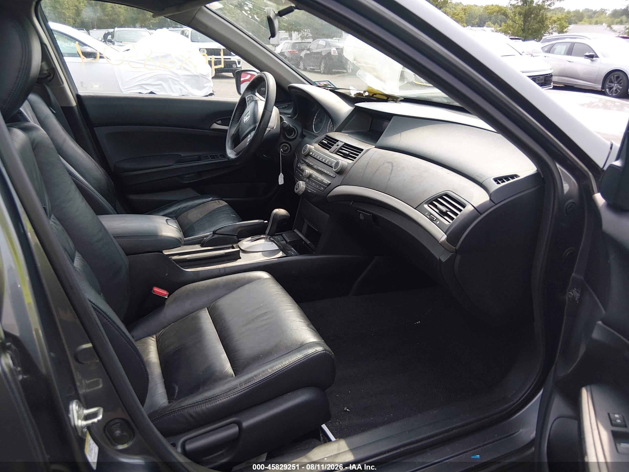 2012 Honda Accord 2.4 Se Gray vin: 1HGCP2F68CA241143