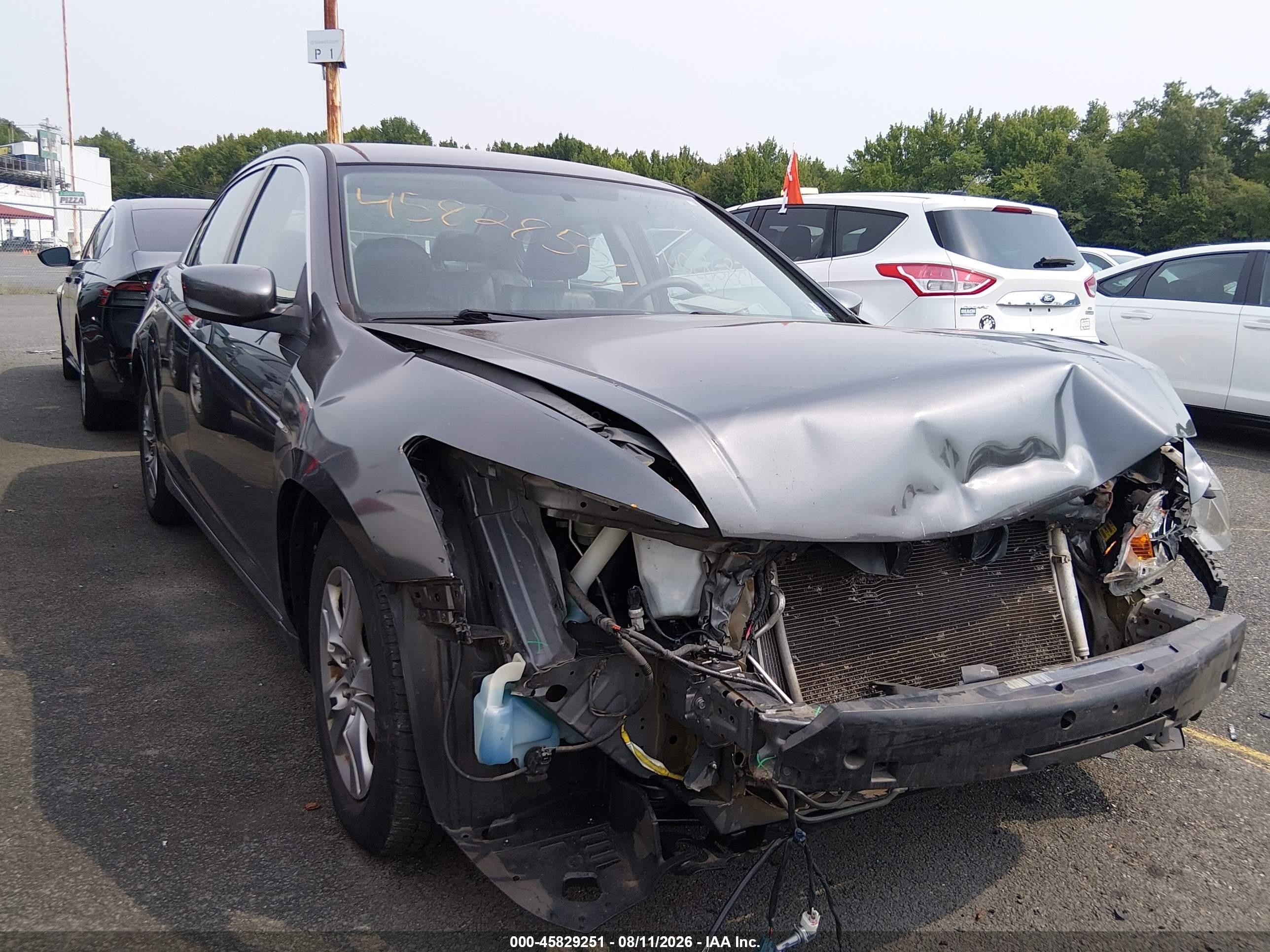 2012 Honda Accord 2.4 Se Gray vin: 1HGCP2F68CA241143