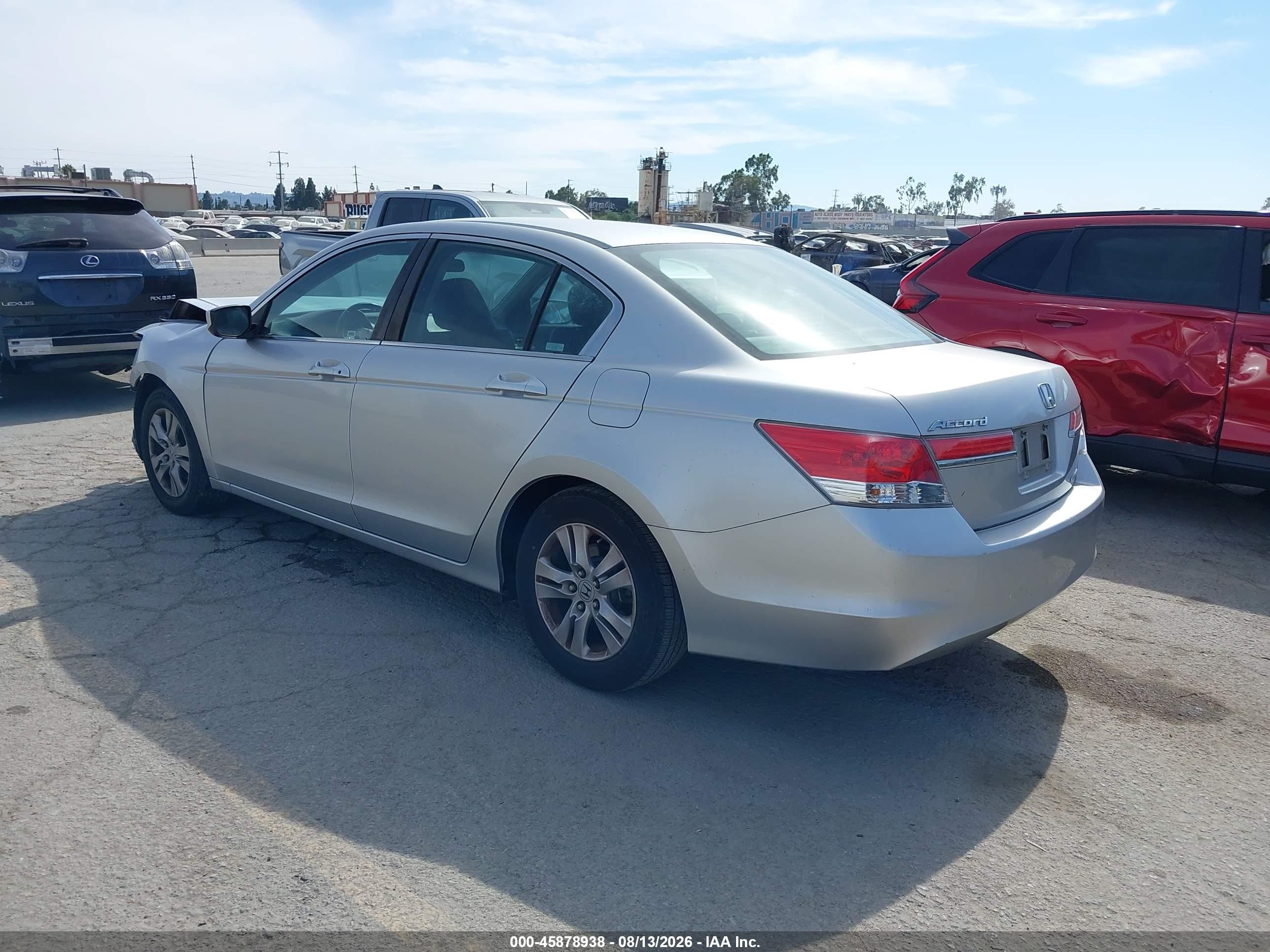 2012 Honda Accord 2.4 Se Silver vin: 1HGCP2F68CA242499