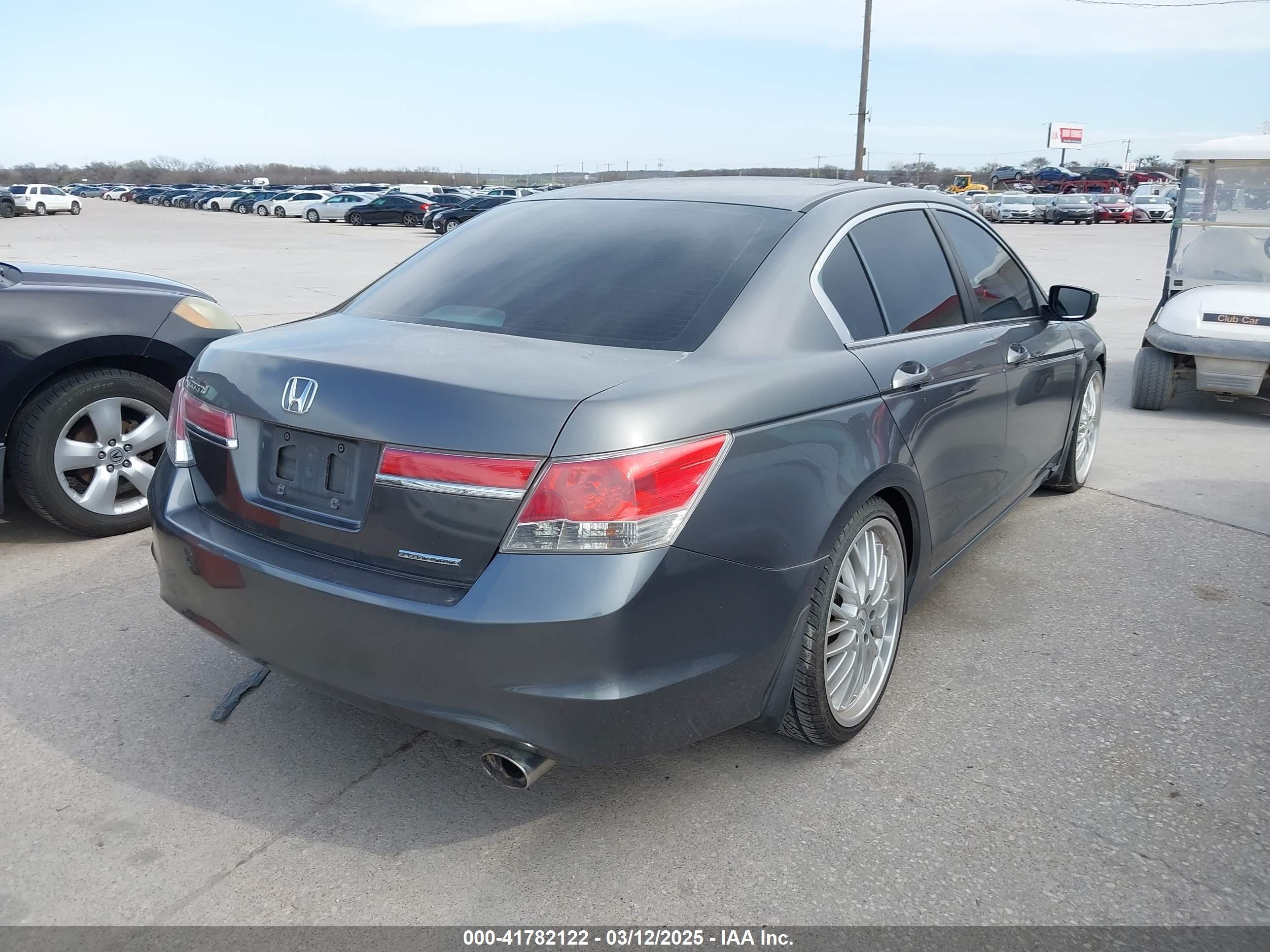 2011 Honda Accord 2.4 Se Gray vin: 1HGCP2F69BA055612