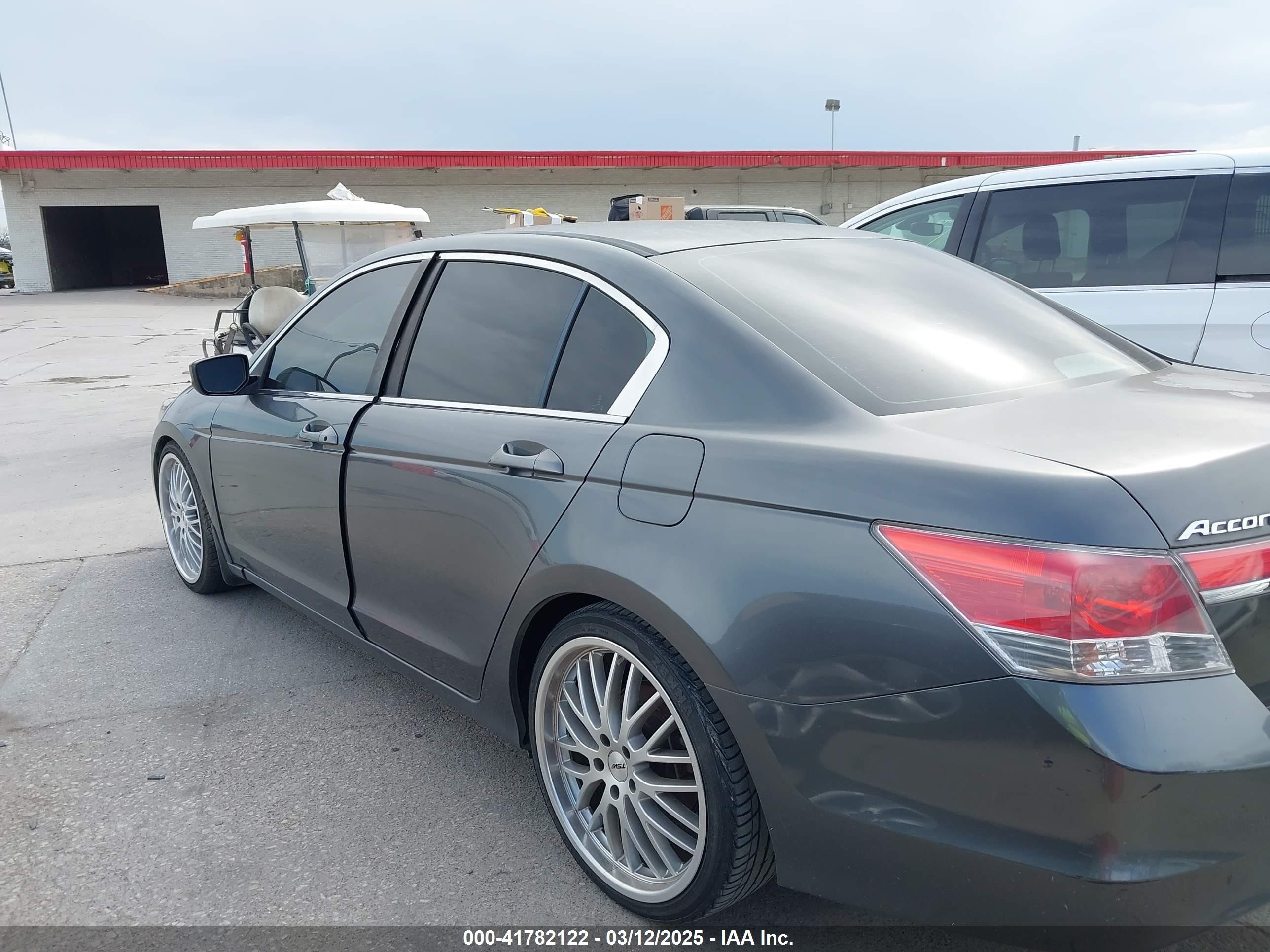 2011 Honda Accord 2.4 Se Gray vin: 1HGCP2F69BA055612