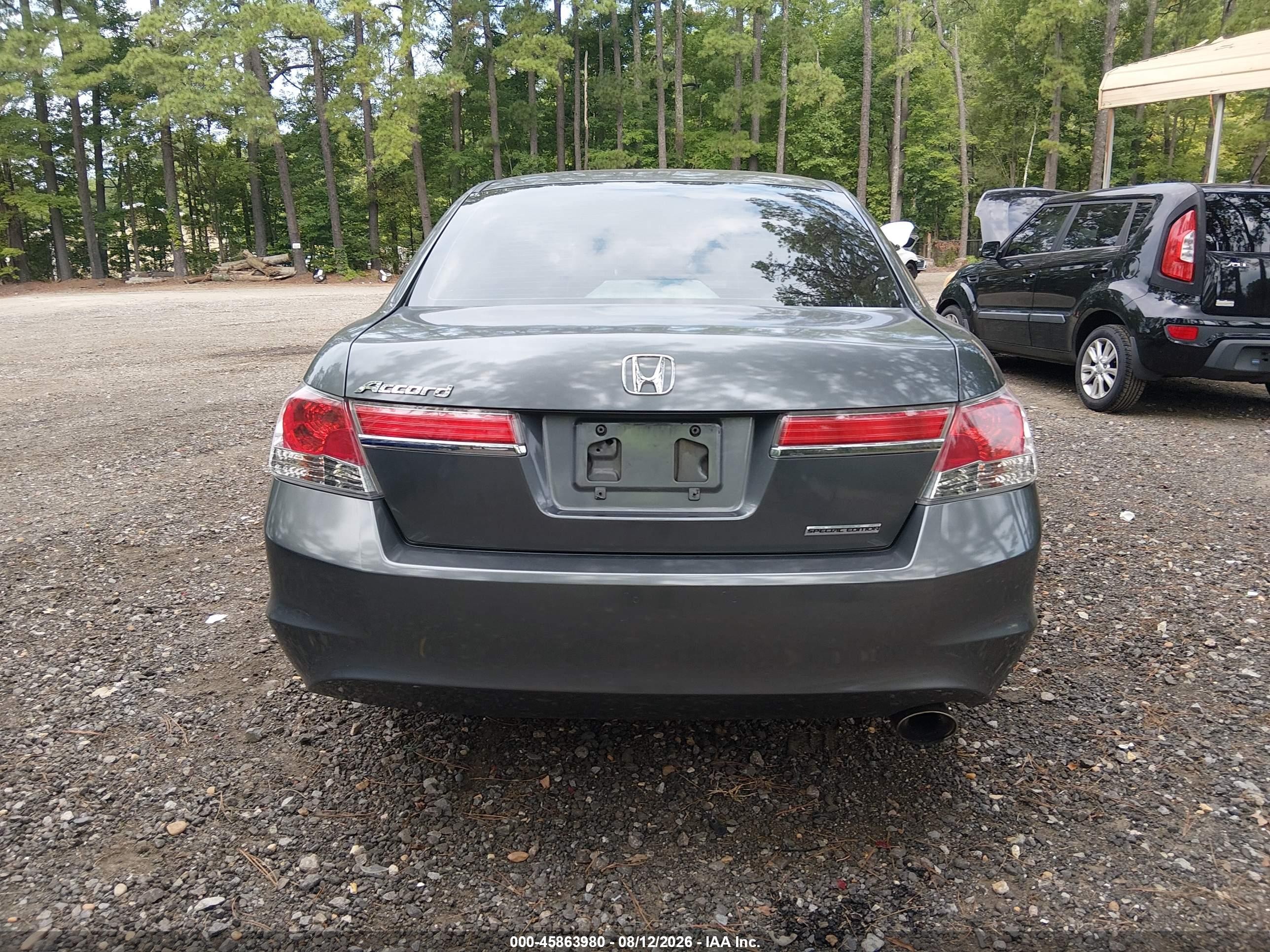 2011 Honda Accord 2.4 Se Gray vin: 1HGCP2F69BA060244