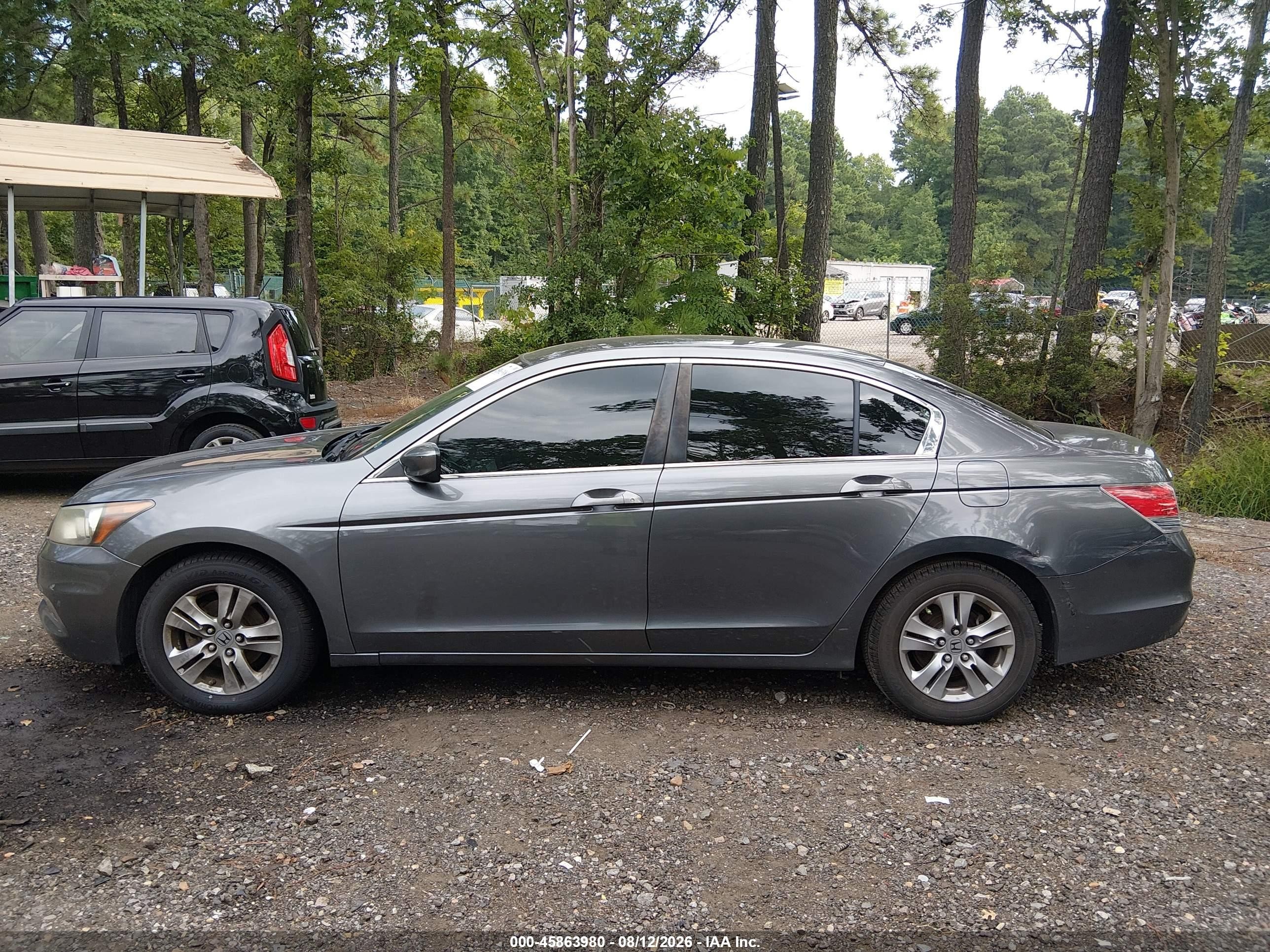 2011 Honda Accord 2.4 Se Gray vin: 1HGCP2F69BA060244