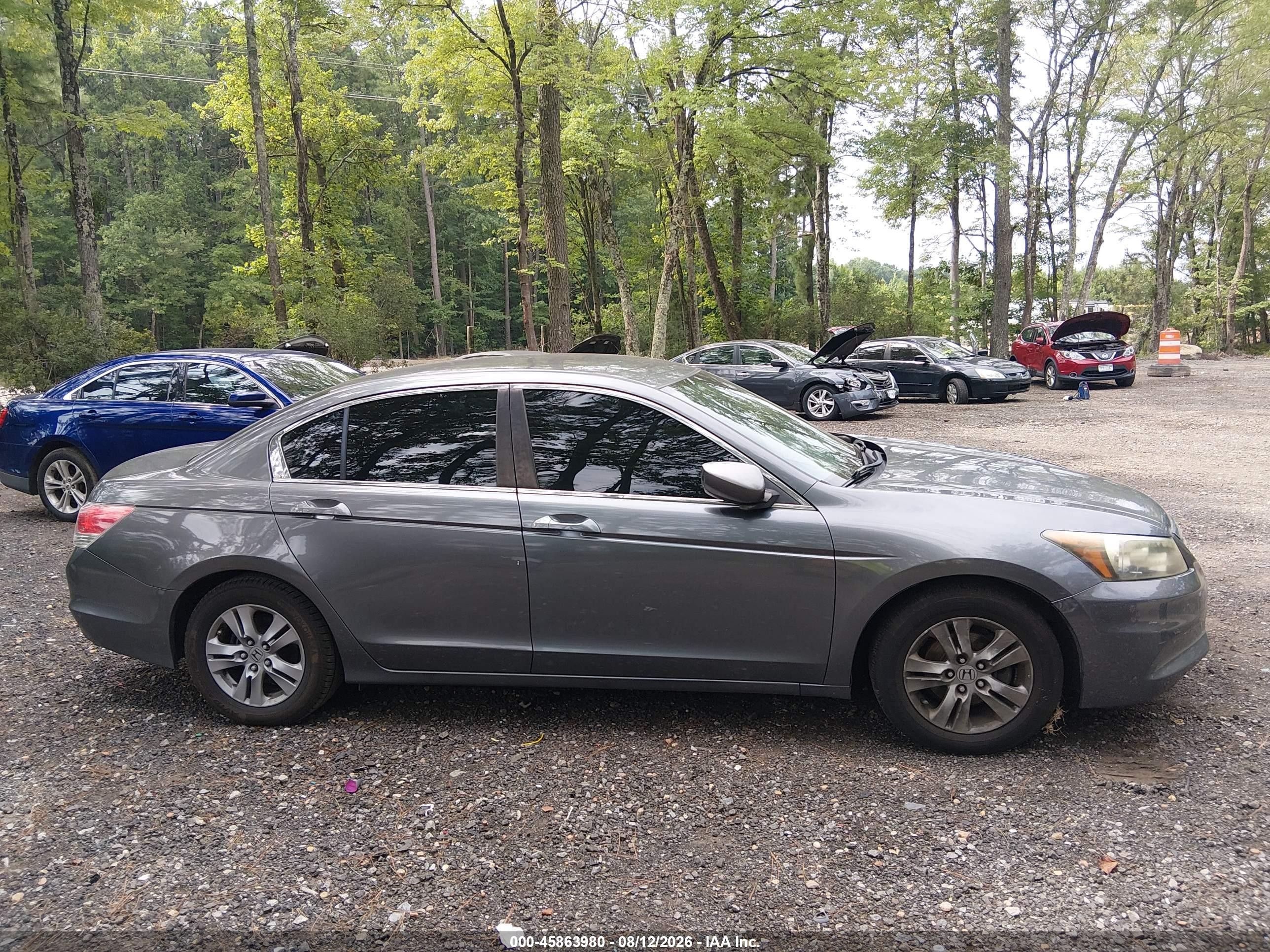 2011 Honda Accord 2.4 Se Gray vin: 1HGCP2F69BA060244