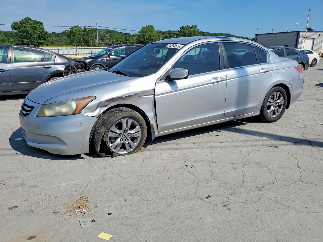2011 Honda Accord Se Silver vin: 1HGCP2F69BA091168