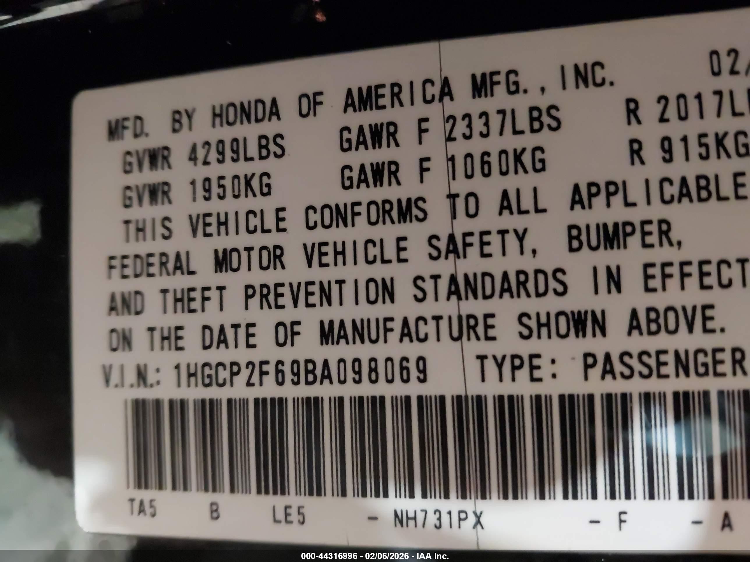 2011 Honda Accord 2.4 Se Black vin: 1HGCP2F69BA098069