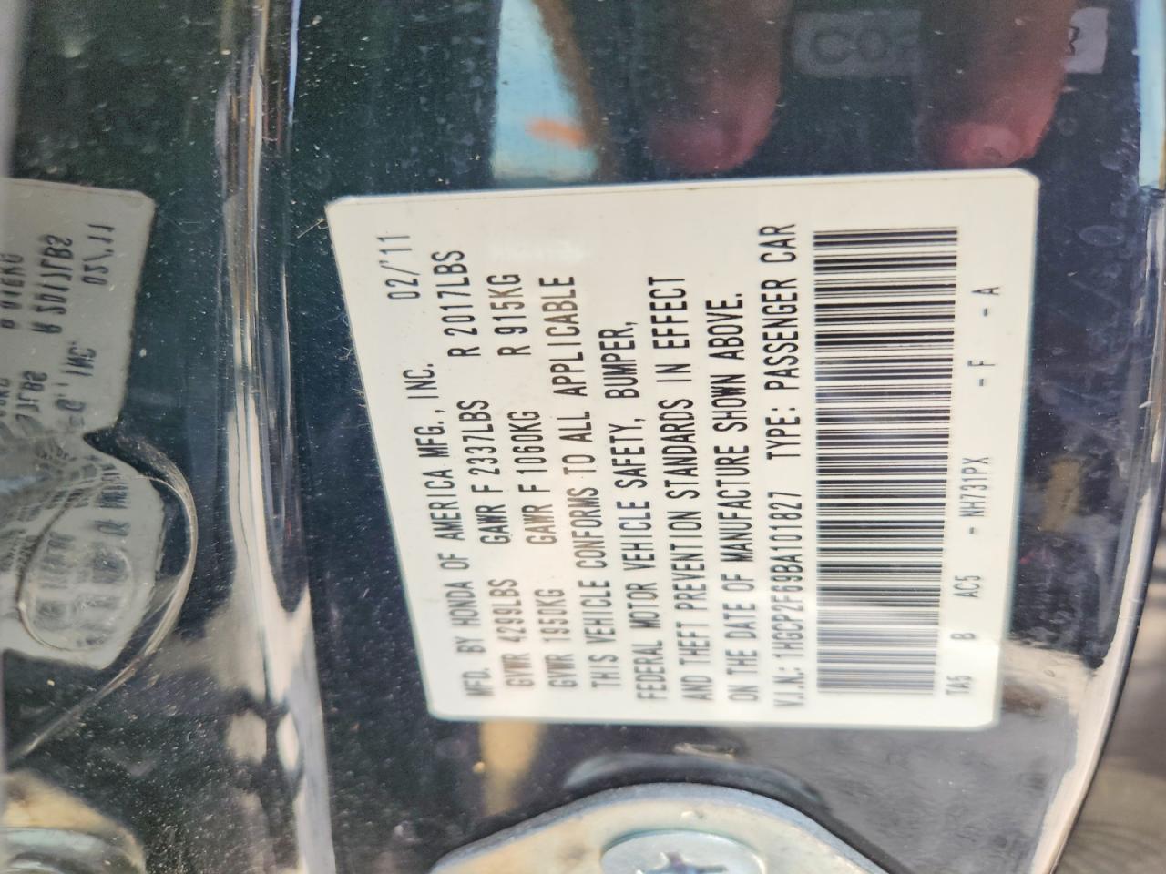 2011 Honda Accord Se Black vin: 1HGCP2F69BA101827
