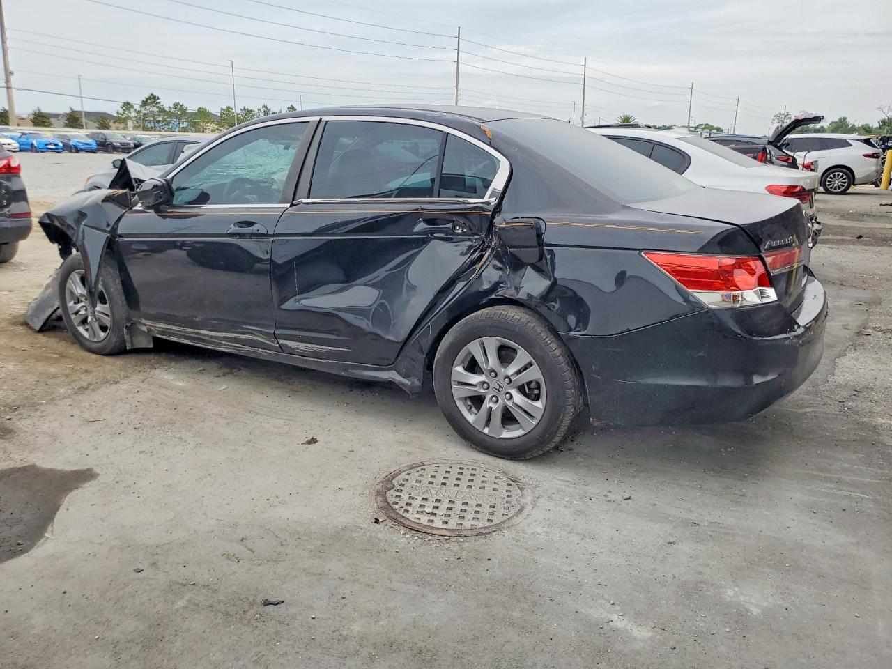 2011 Honda Accord Se Black vin: 1HGCP2F69BA125755