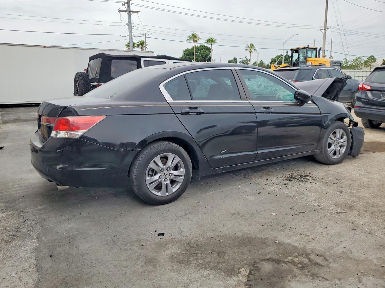 2011 Honda Accord Se Black vin: 1HGCP2F69BA125755