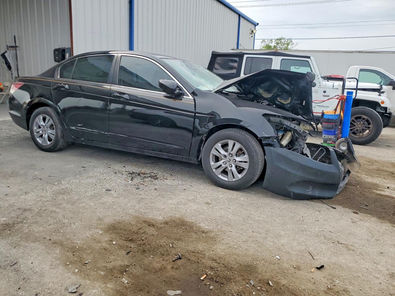 2011 Honda Accord Se Black vin: 1HGCP2F69BA125755