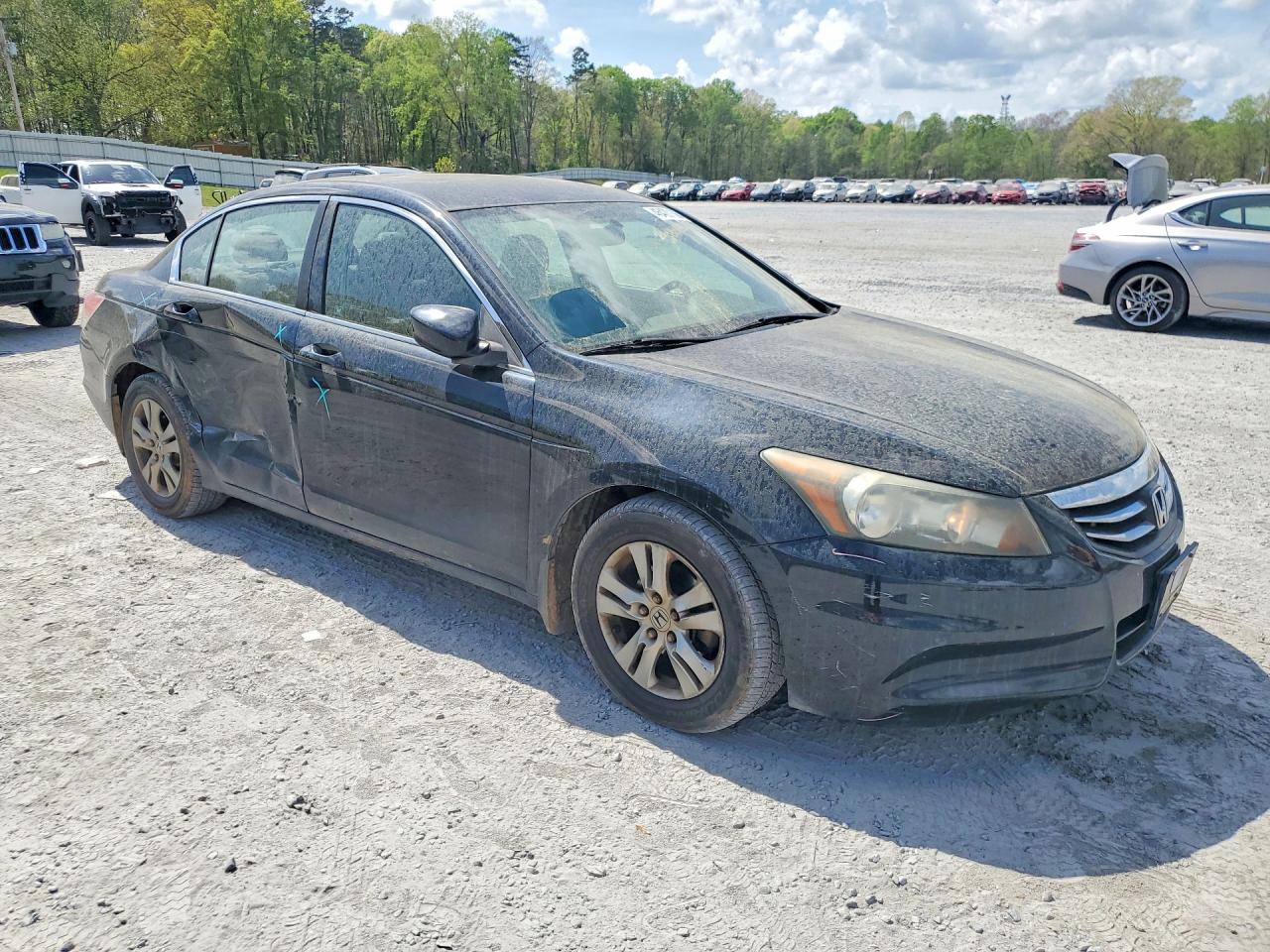 2011 Honda Accord Black vin: 1HGCP2F69BA132575
