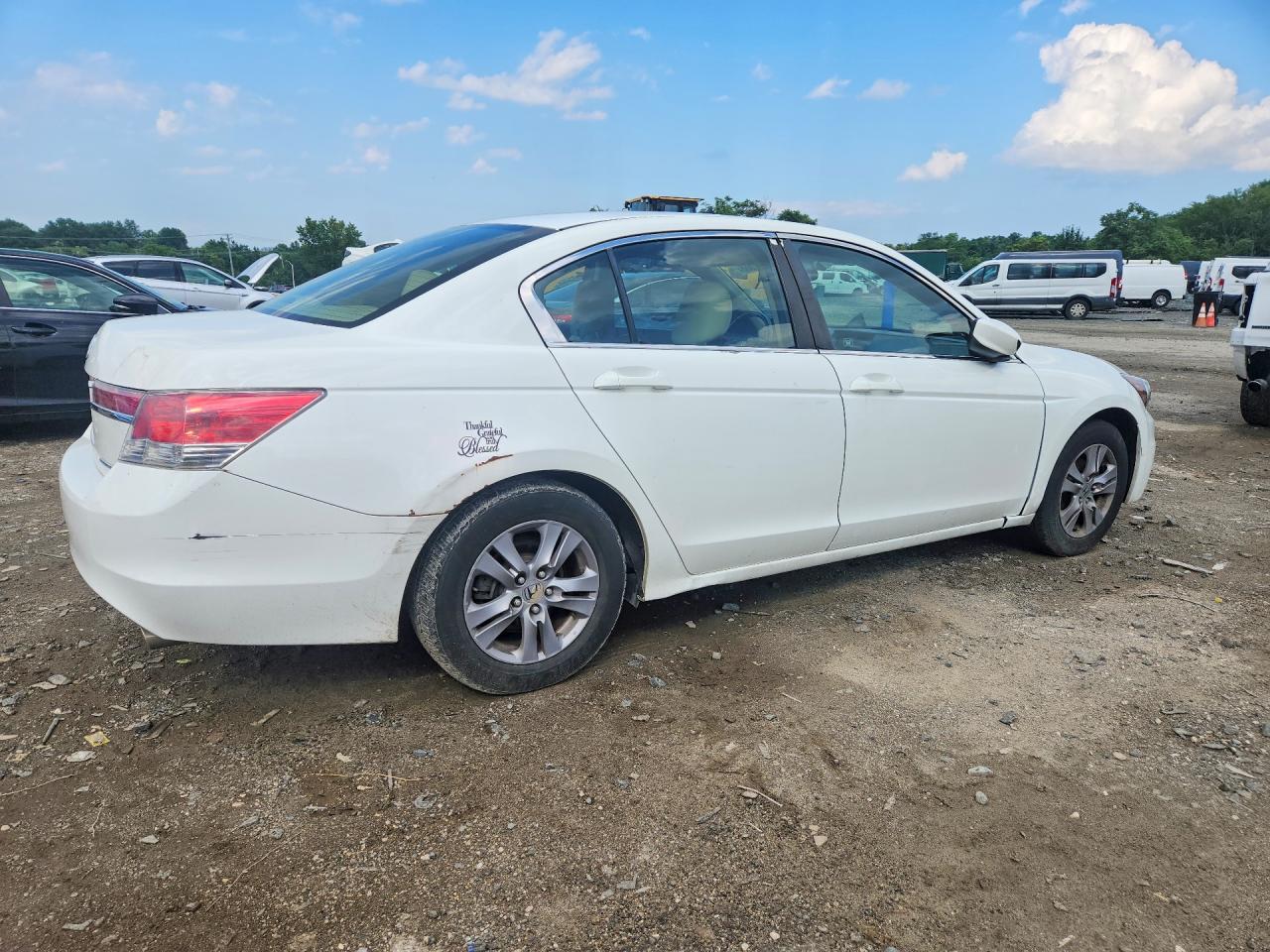 2011 Honda Accord Se White vin: 1HGCP2F69BA141048