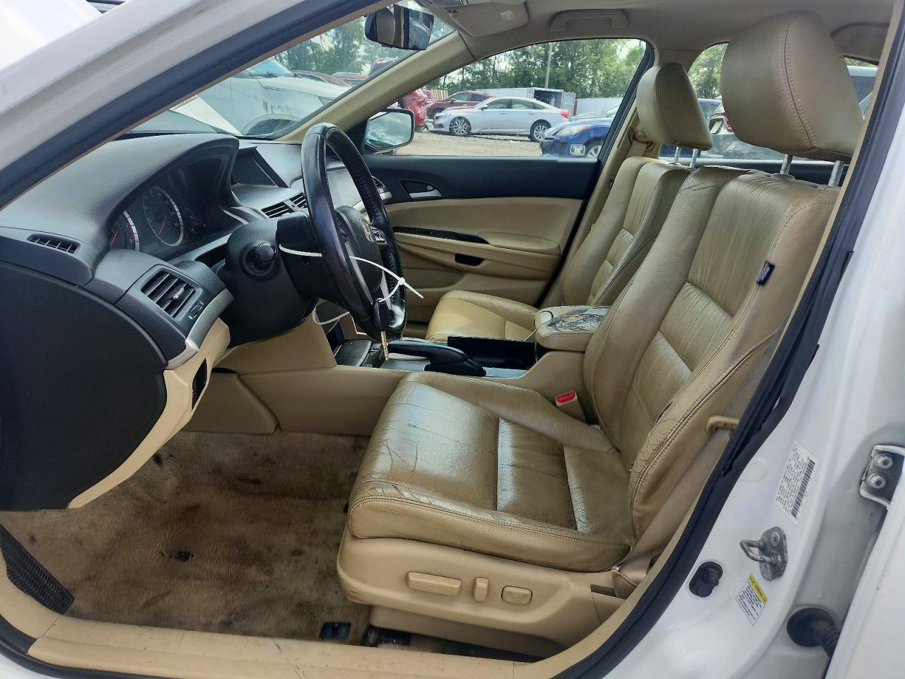 2011 Honda Accord Se White vin: 1HGCP2F69BA141048