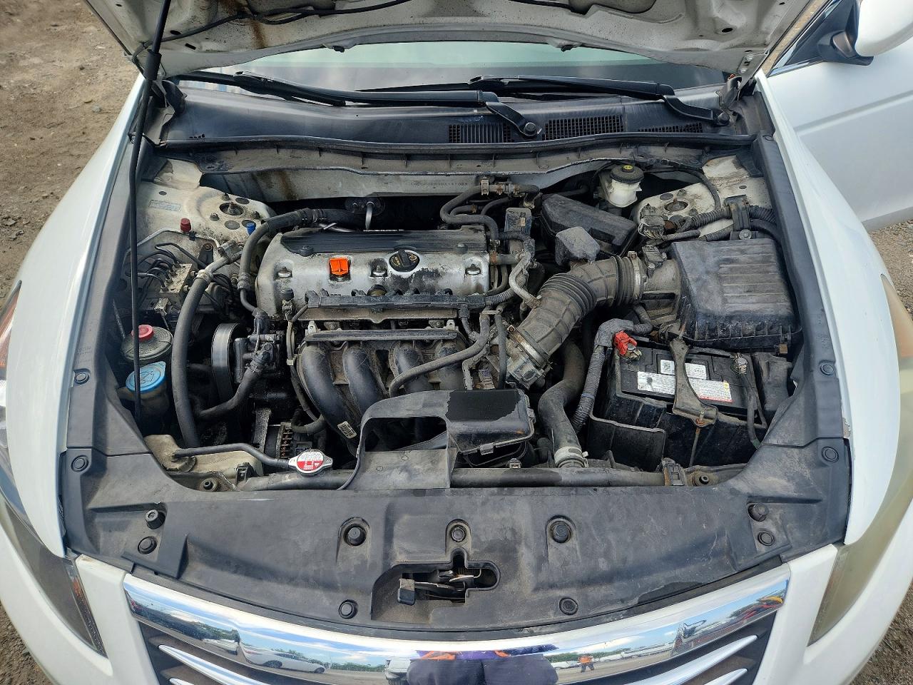 2011 Honda Accord Se White vin: 1HGCP2F69BA141048