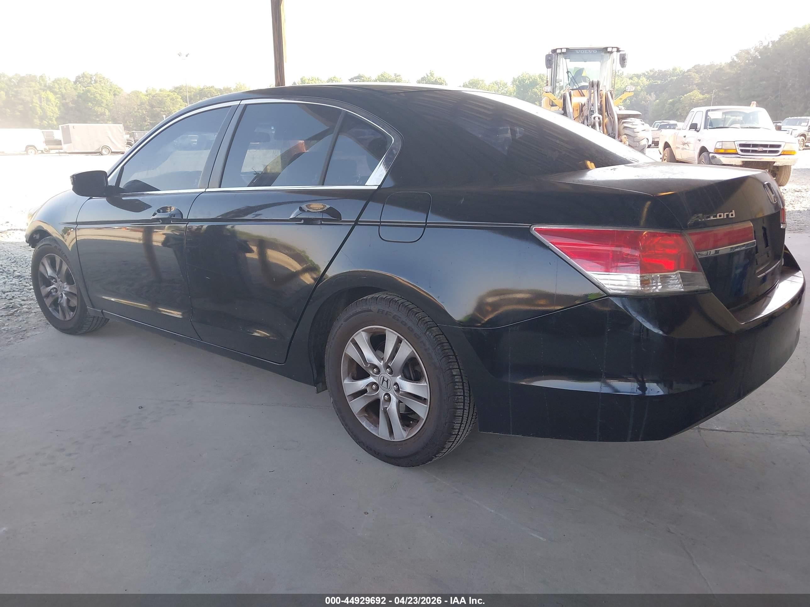 2012 Honda Accord 2.4 Se Black vin: 1HGCP2F69CA008971