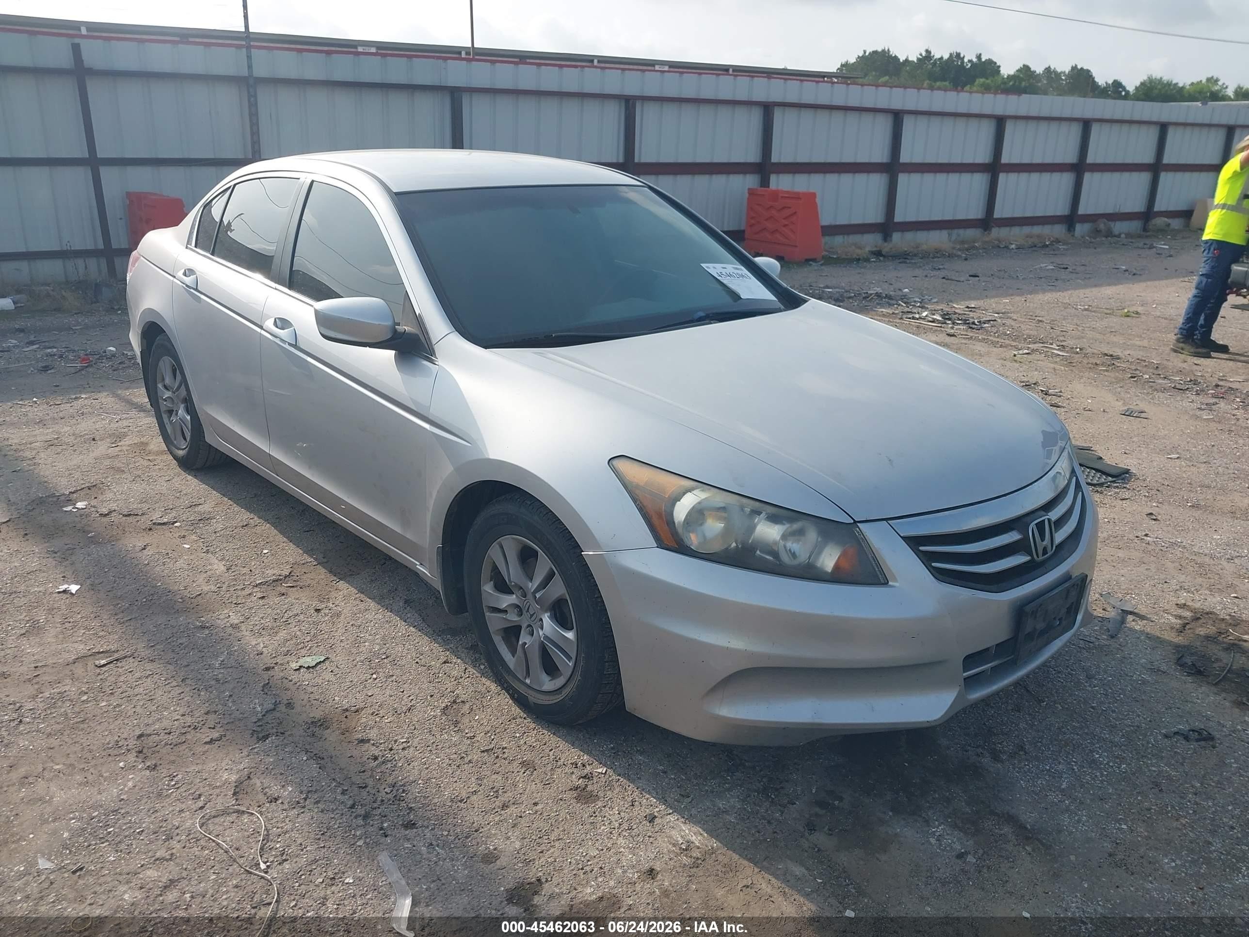 2012 Honda Accord 2.4 Se Silver vin: 1HGCP2F69CA026905