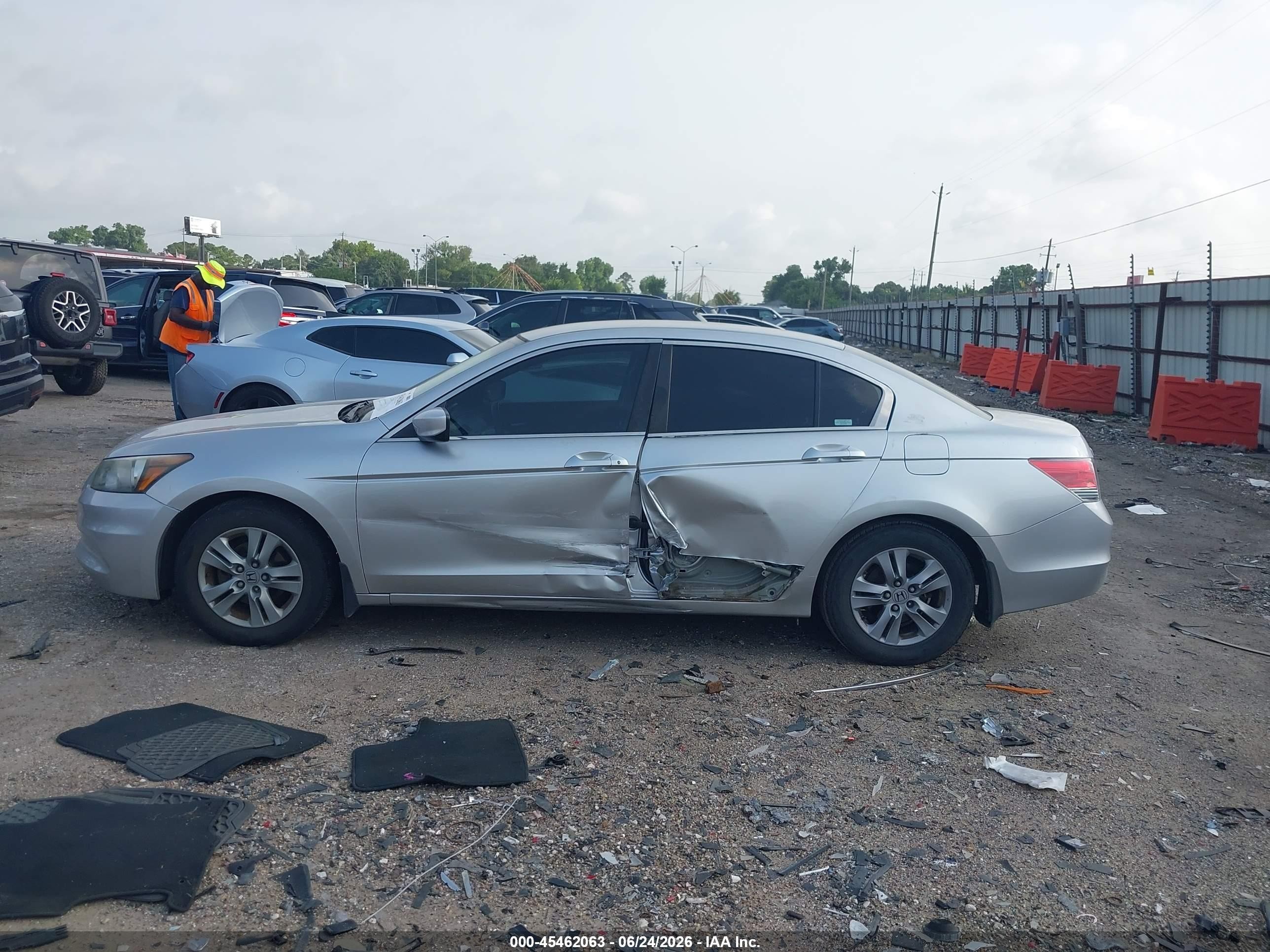 2012 Honda Accord 2.4 Se Silver vin: 1HGCP2F69CA026905