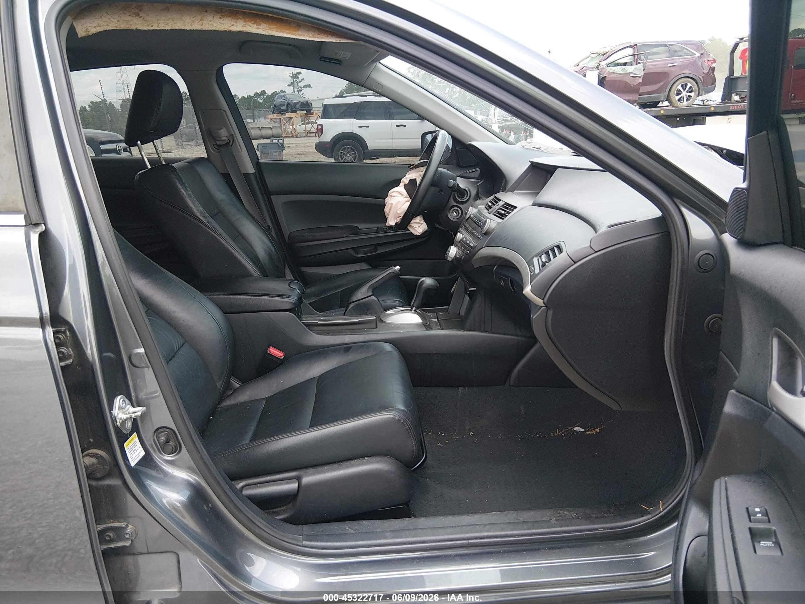 2012 Honda Accord 2.4 Se Серый vin: 1HGCP2F69CA034714