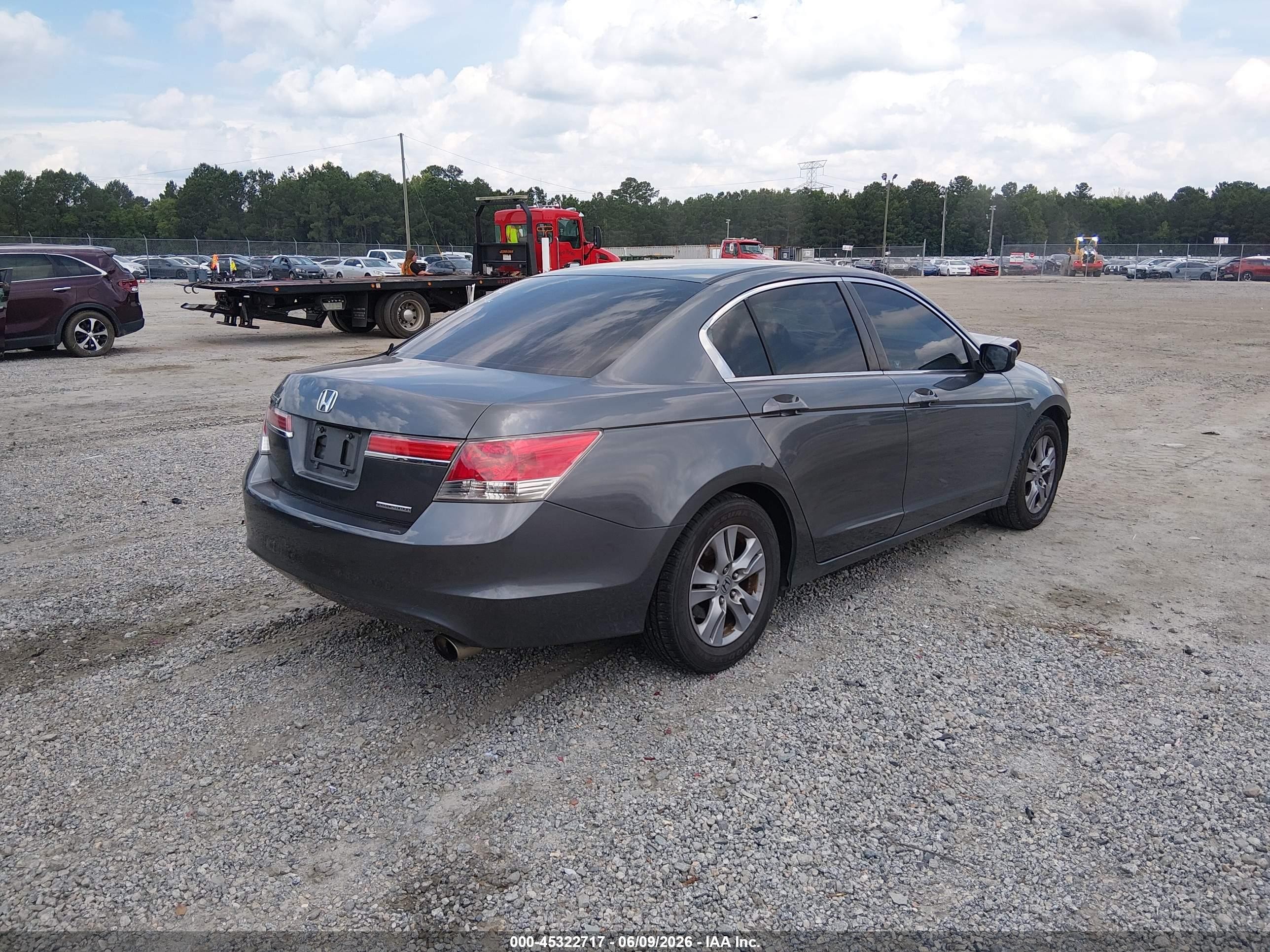 2012 Honda Accord 2.4 Se Серый vin: 1HGCP2F69CA034714