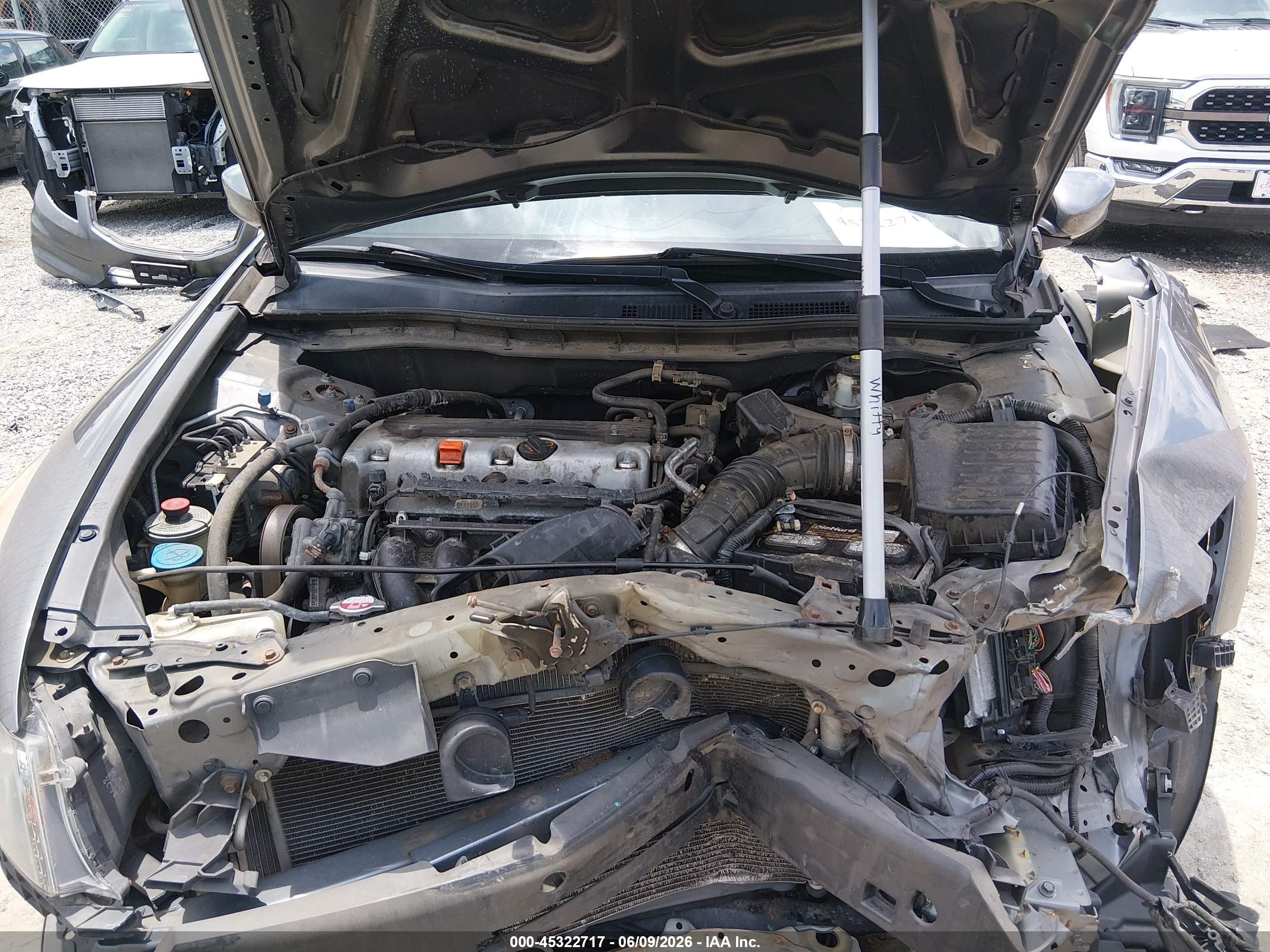 2012 Honda Accord 2.4 Se Серый vin: 1HGCP2F69CA034714
