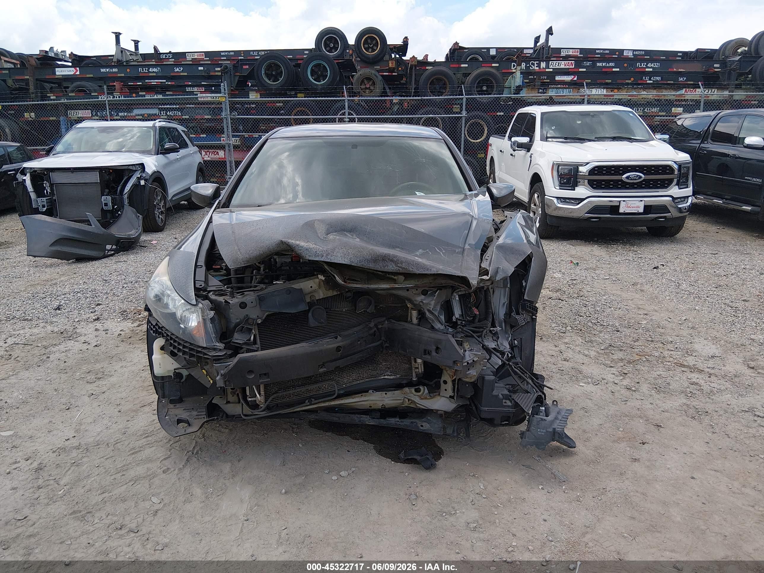 2012 Honda Accord 2.4 Se Серый vin: 1HGCP2F69CA034714