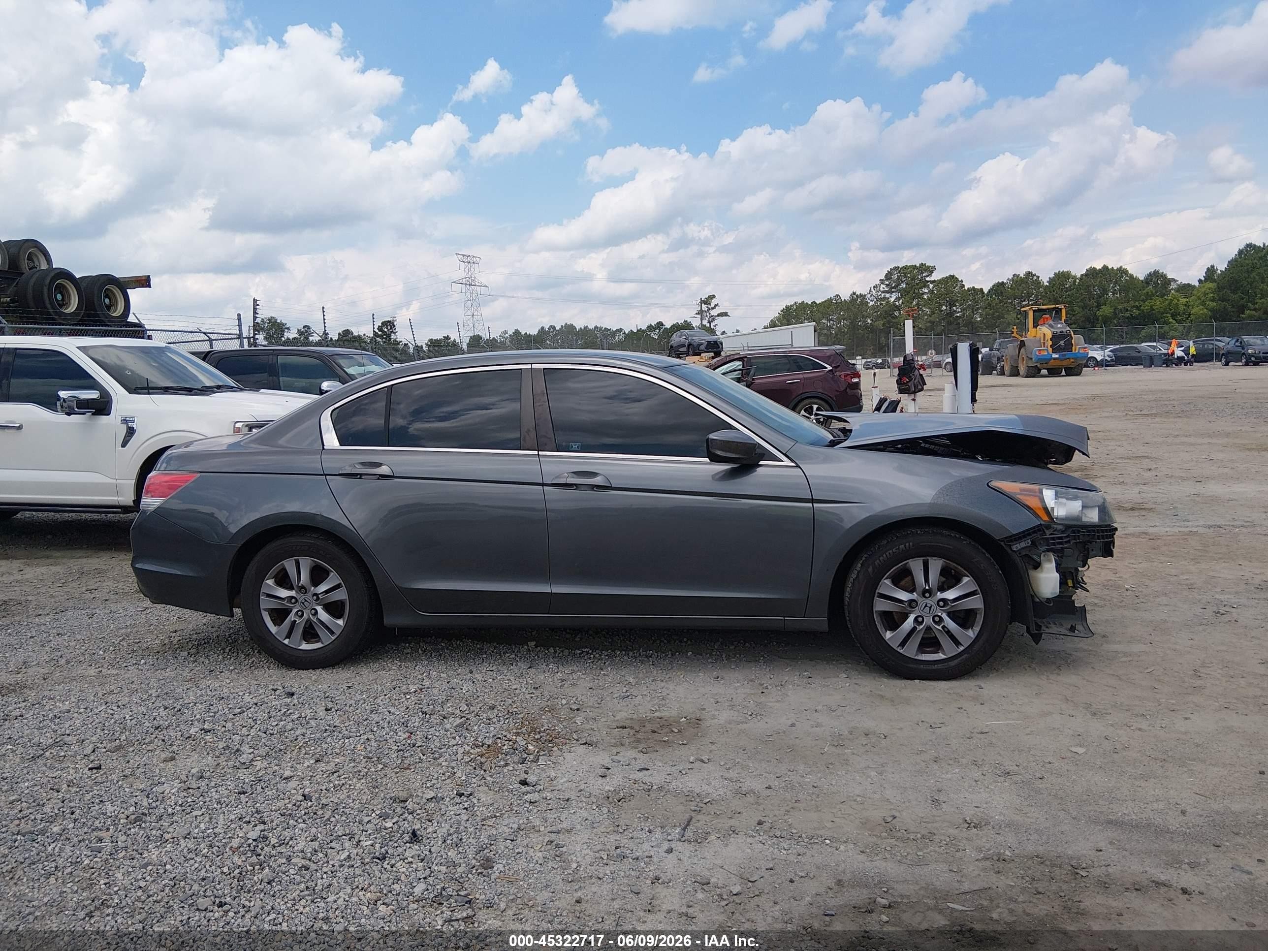 2012 Honda Accord 2.4 Se Серый vin: 1HGCP2F69CA034714
