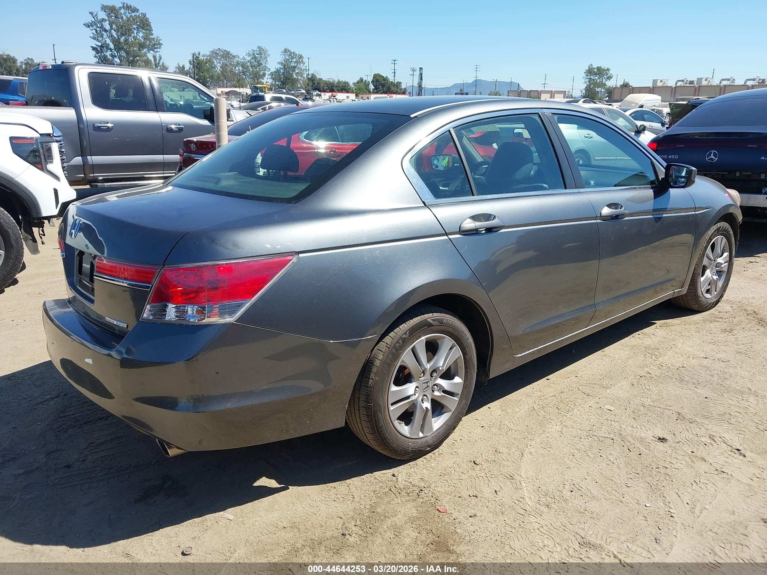 2012 Honda Accord 2.4 Se Gray vin: 1HGCP2F69CA050962