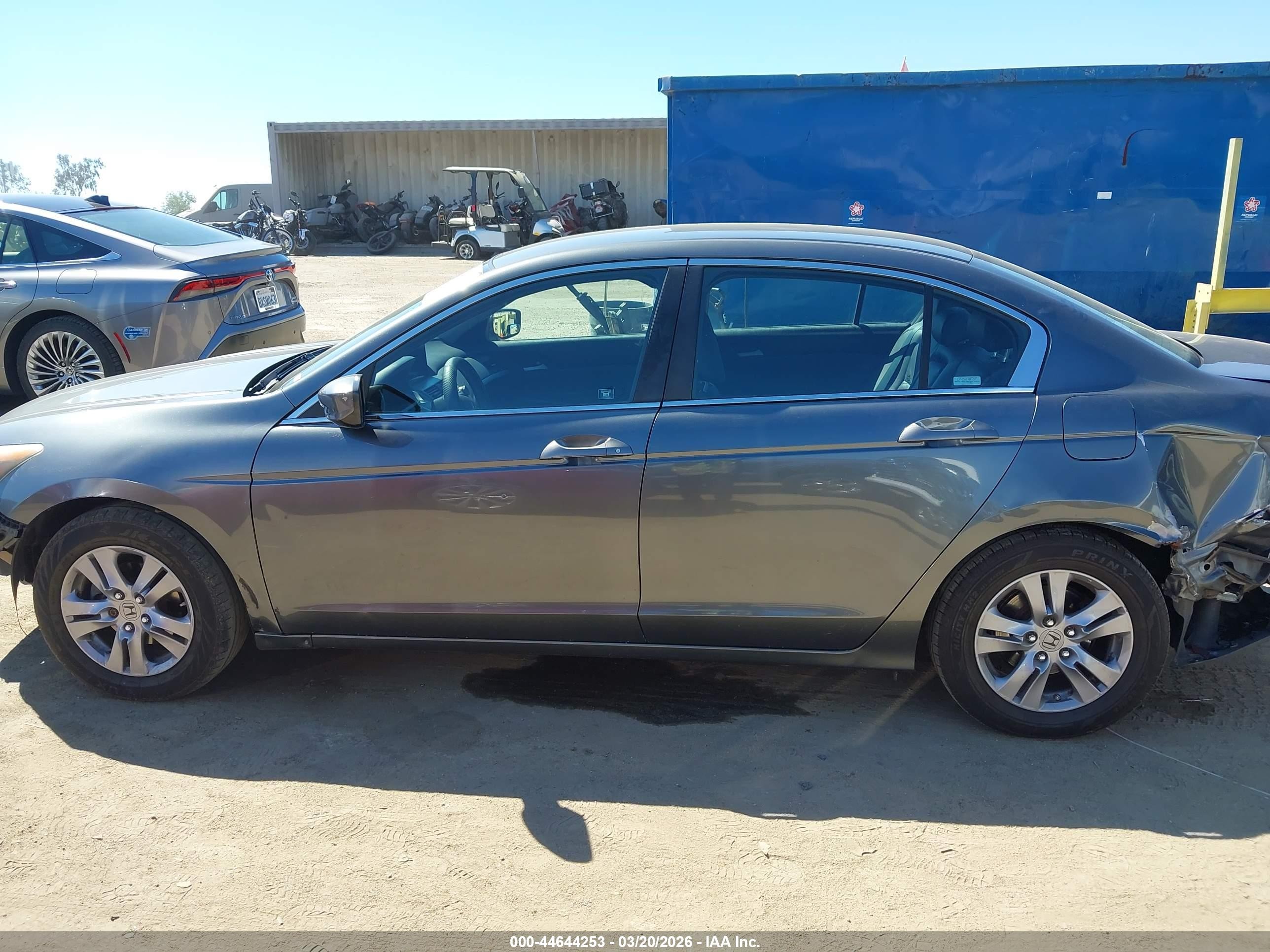 2012 Honda Accord 2.4 Se Gray vin: 1HGCP2F69CA050962