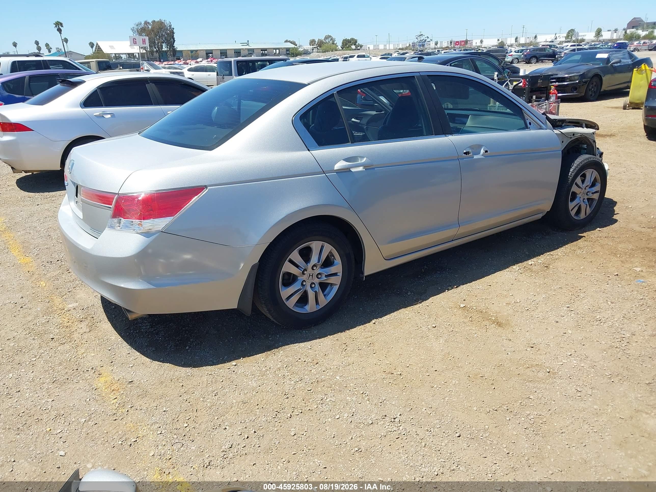 2012 Honda Accord 2.4 Se Silver vin: 1HGCP2F69CA066661