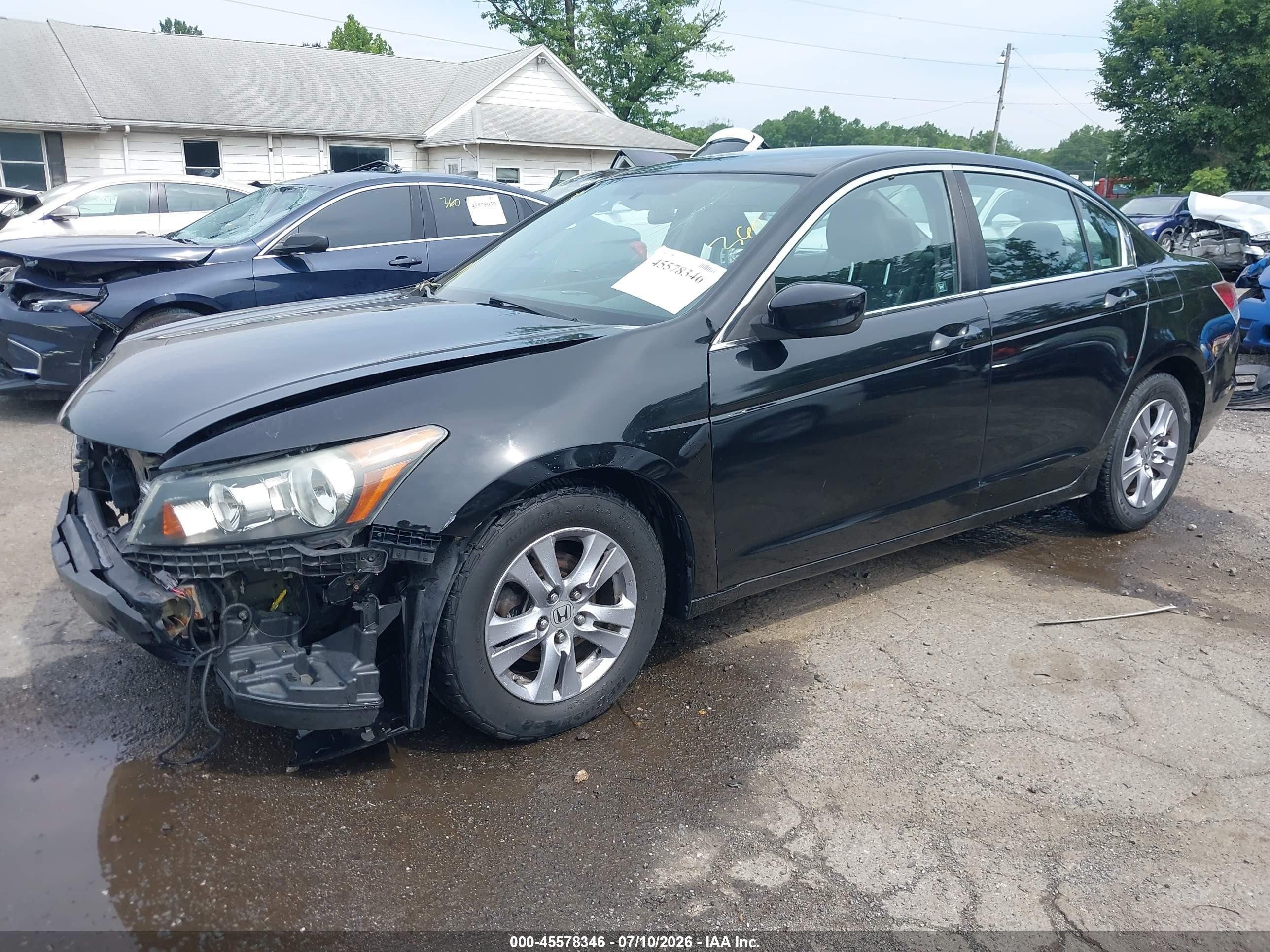 2012 Honda Accord 2.4 Se Black vin: 1HGCP2F69CA067003