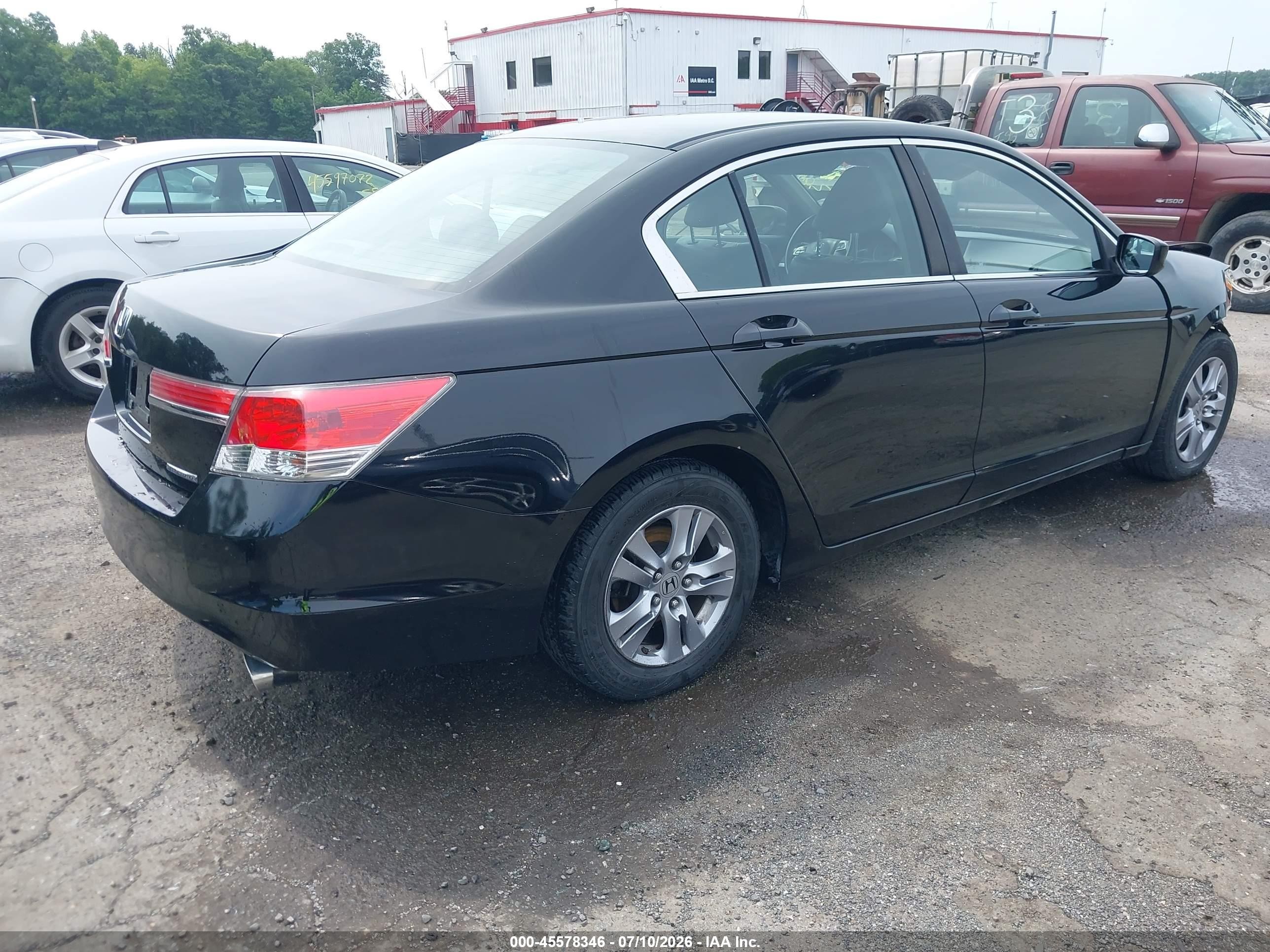 2012 Honda Accord 2.4 Se Black vin: 1HGCP2F69CA067003
