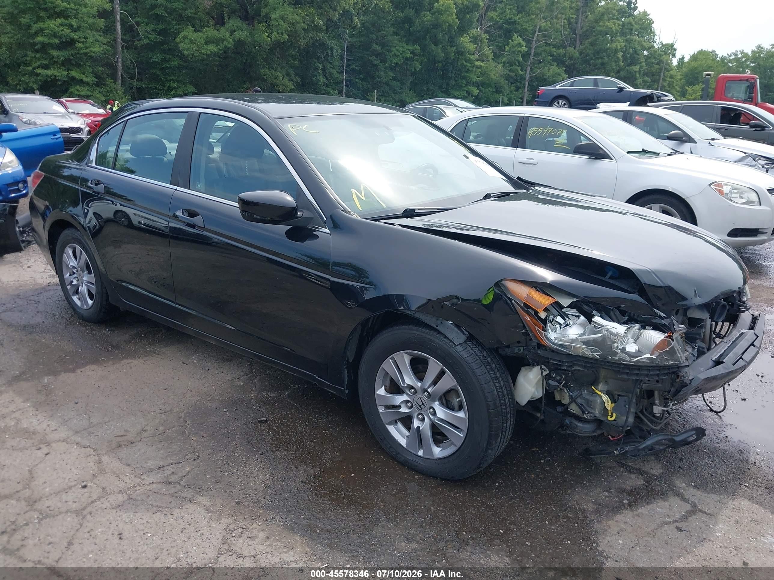 2012 Honda Accord 2.4 Se Black vin: 1HGCP2F69CA067003