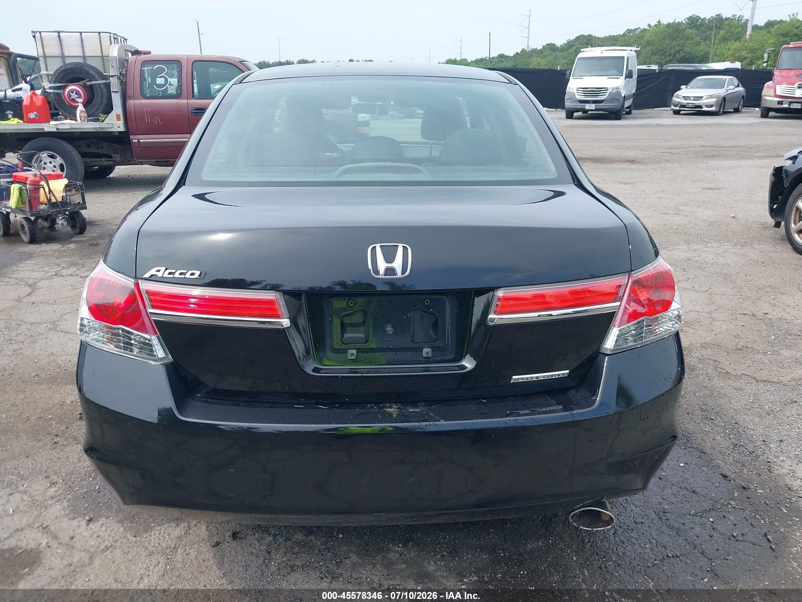 2012 Honda Accord 2.4 Se Black vin: 1HGCP2F69CA067003