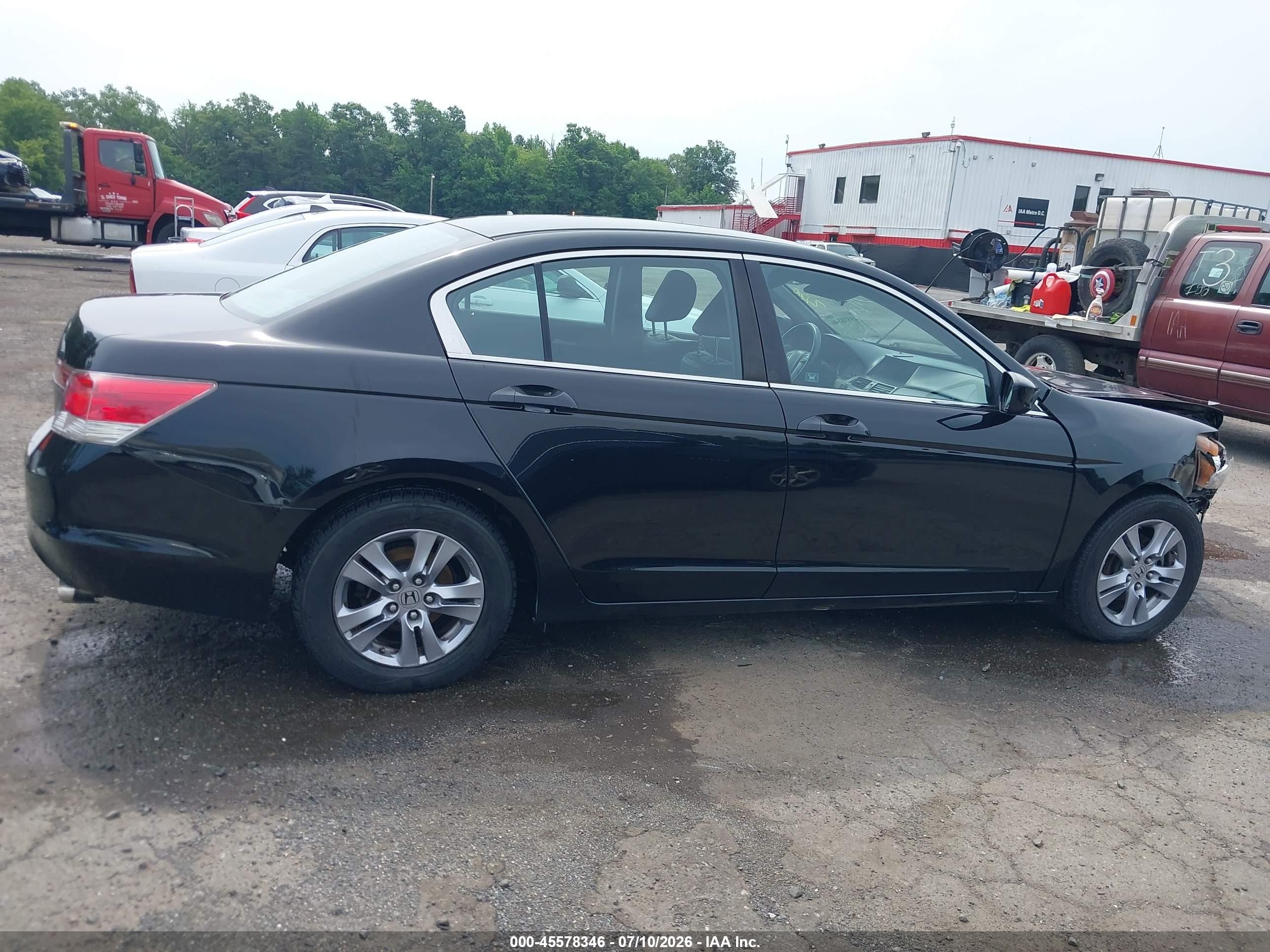 2012 Honda Accord 2.4 Se Black vin: 1HGCP2F69CA067003