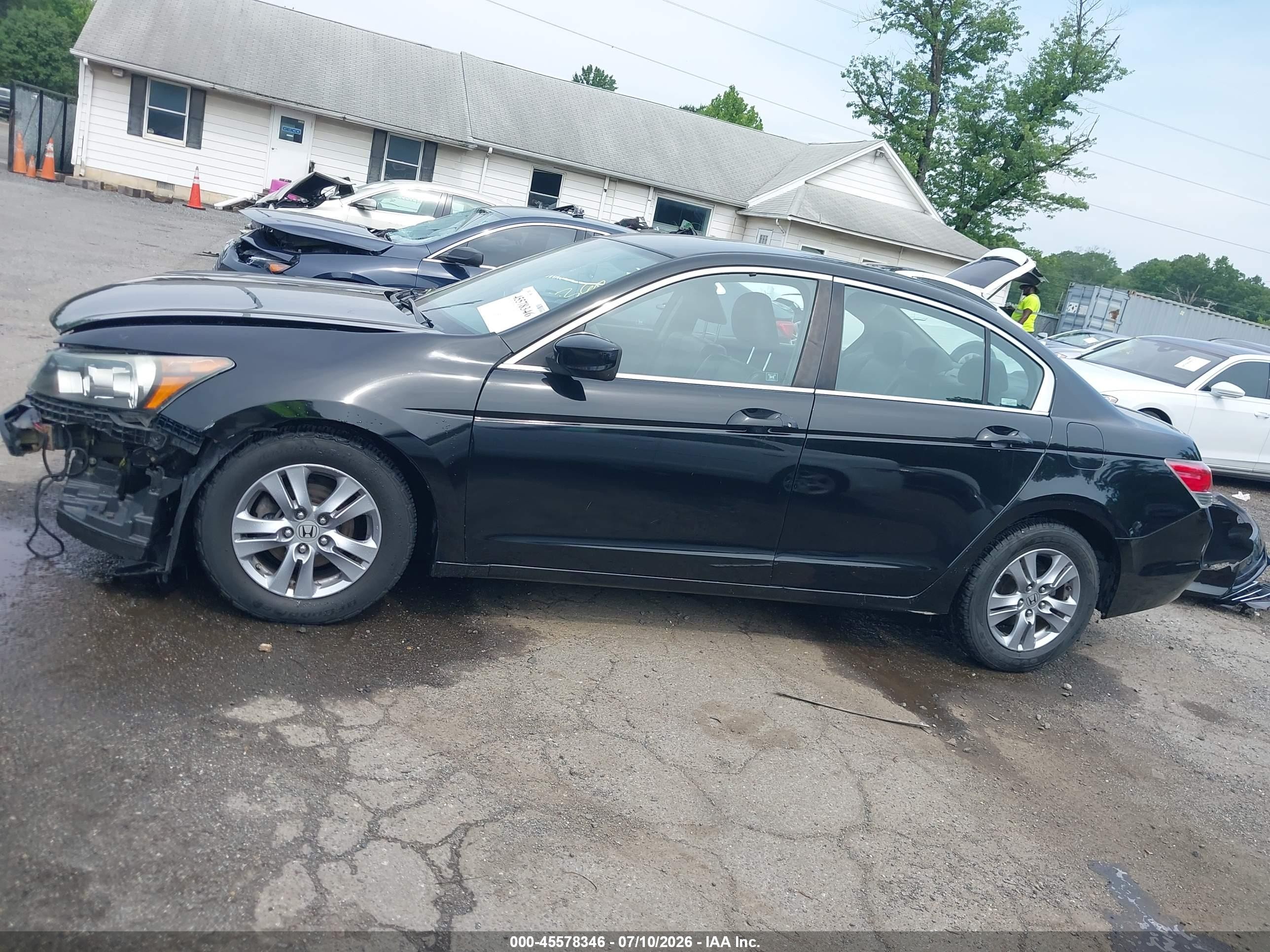 2012 Honda Accord 2.4 Se Black vin: 1HGCP2F69CA067003