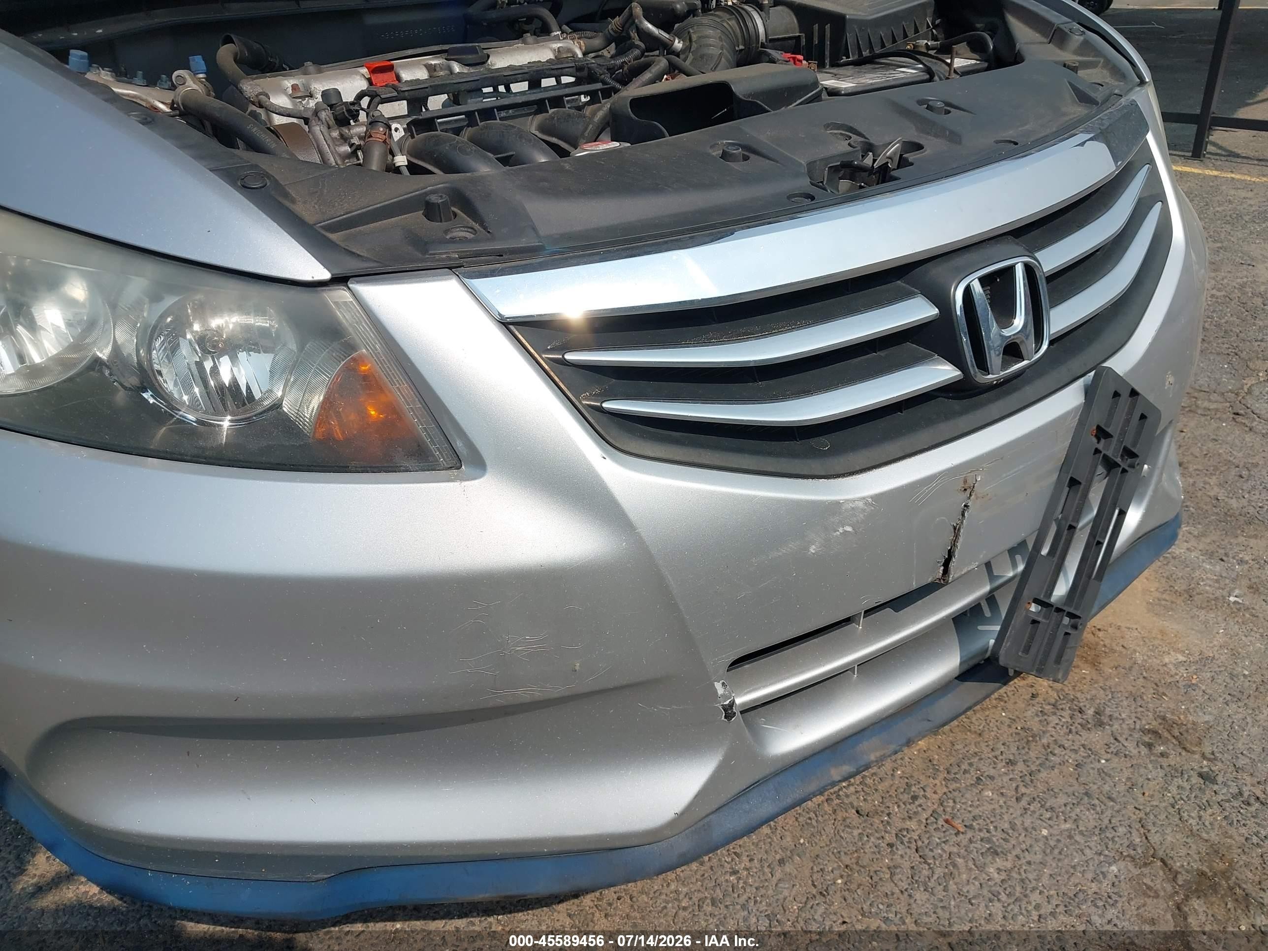 2012 Honda Accord 2.4 Se Silver vin: 1HGCP2F69CA076655