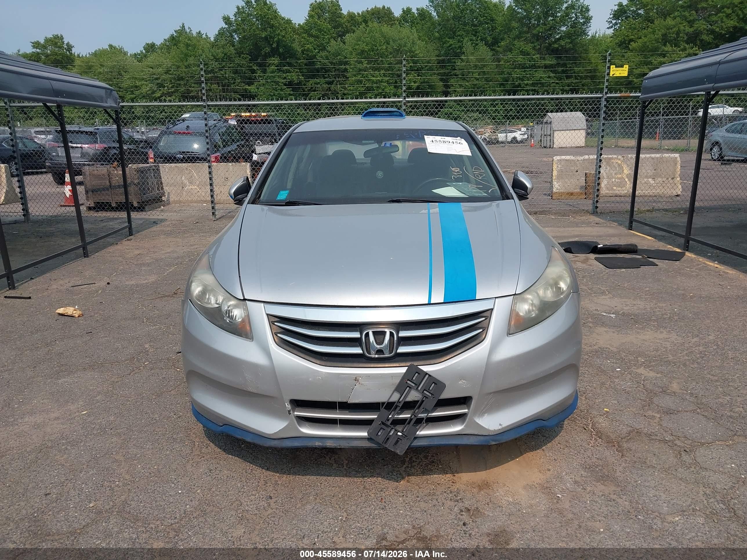 2012 Honda Accord 2.4 Se Silver vin: 1HGCP2F69CA076655