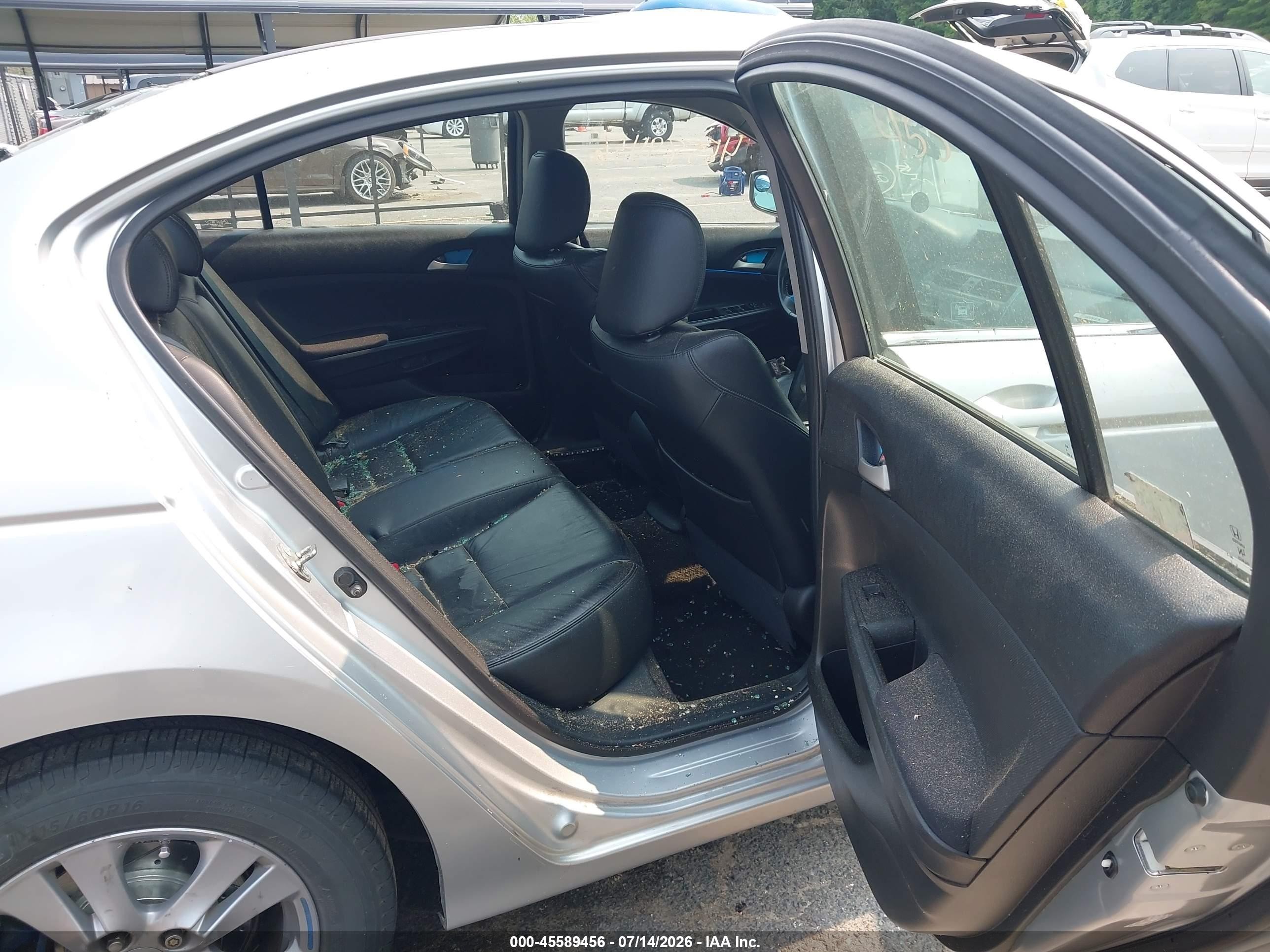 2012 Honda Accord 2.4 Se Silver vin: 1HGCP2F69CA076655