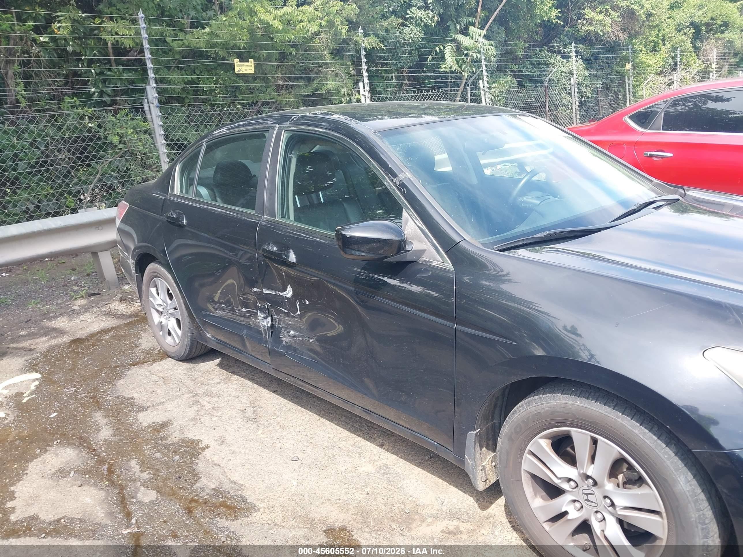 2012 Honda Accord 2.4 Se Black vin: 1HGCP2F69CA092094